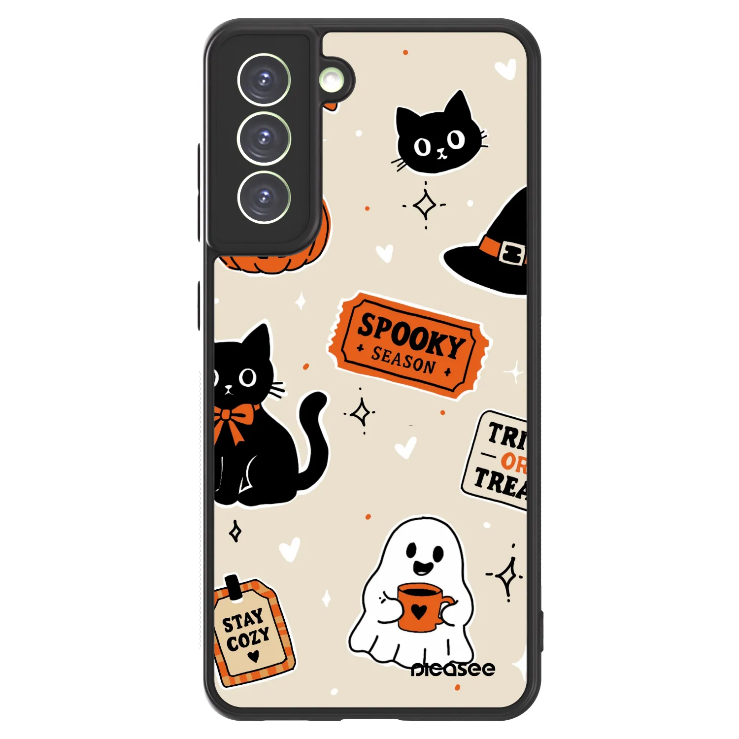 Picasee ULTIMATE CASE PowerShare για Samsung Galaxy S21 FE 5G - Halloween stickers