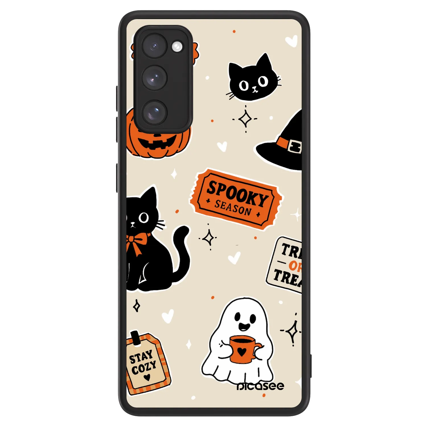 Picasee ULTIMATE CASE PowerShare για Samsung Galaxy S20 FE - Halloween stickers