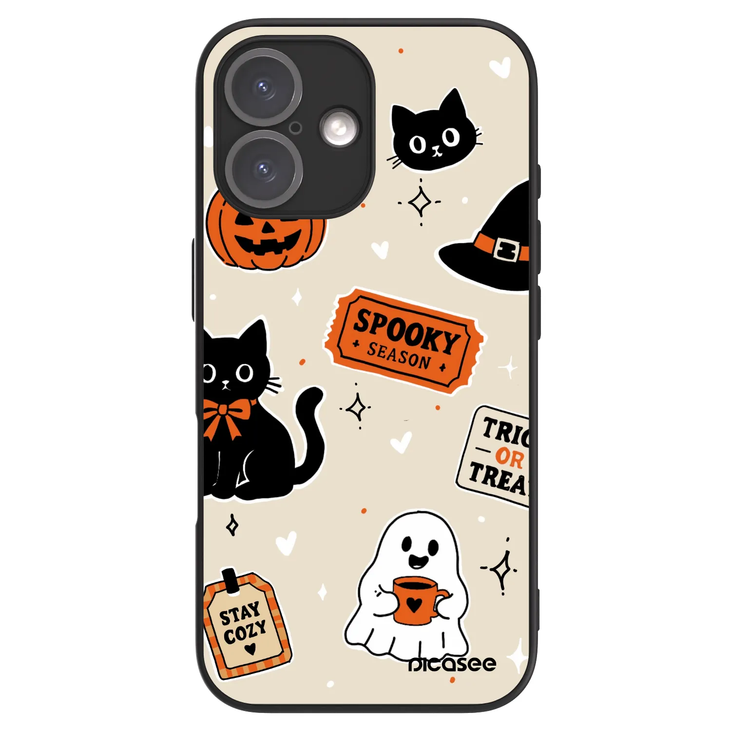 Picasee ULTIMATE CASE για Apple iPhone 16 - Halloween stickers