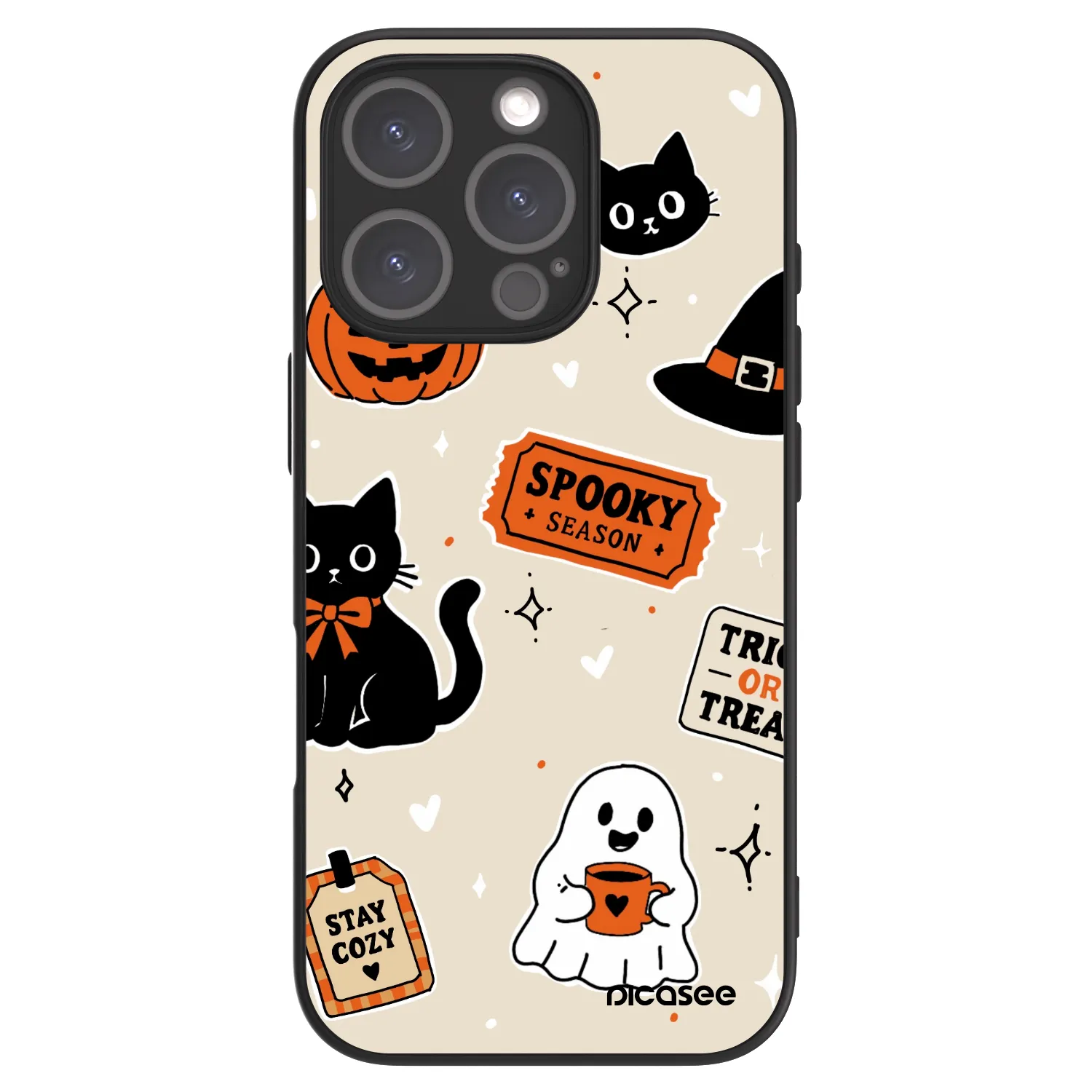 Picasee ULTIMATE CASE για Apple iPhone 16 Pro - Halloween stickers