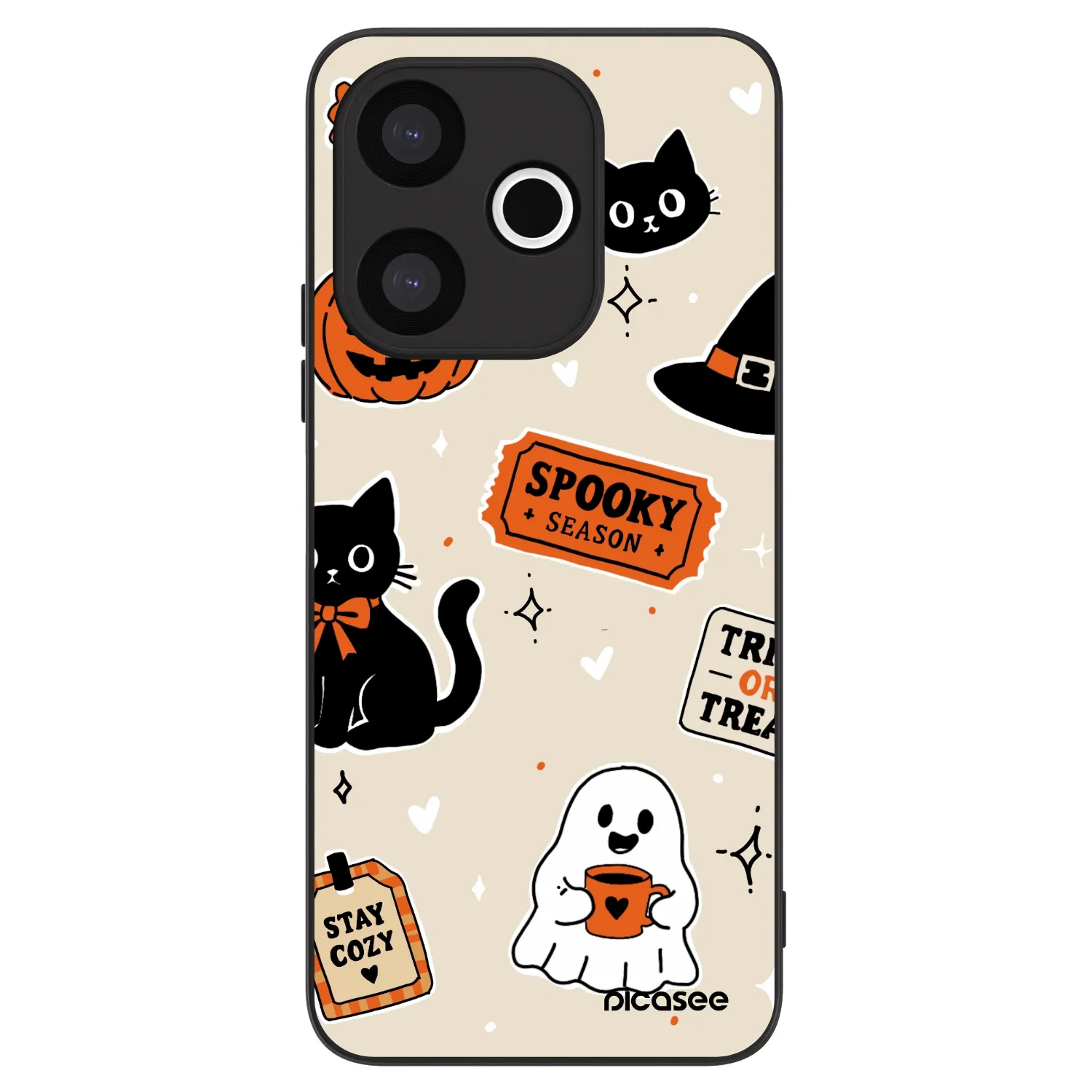 Picasee ULTIMATE CASE για Xiaomi Redmi 13 4G - Halloween stickers