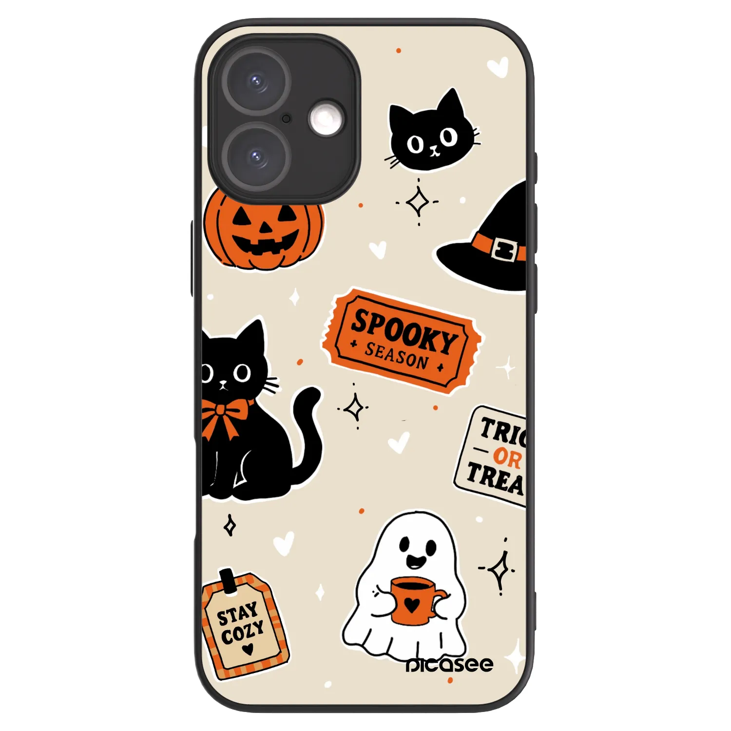 Picasee ULTIMATE CASE MagSafe pro Apple iPhone 16 Plus - Halloween stickers