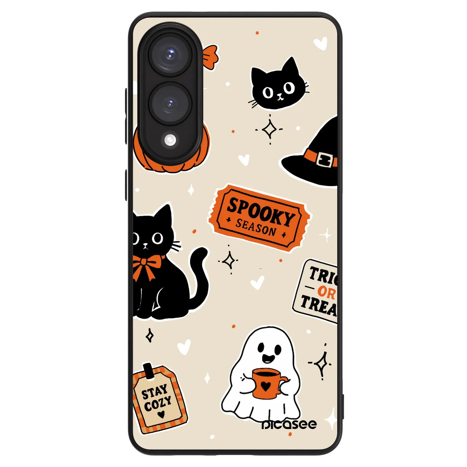 Picasee ULTIMATE CASE PowerShare για Samsung Galaxy S25 Edge 5G - Halloween stickers