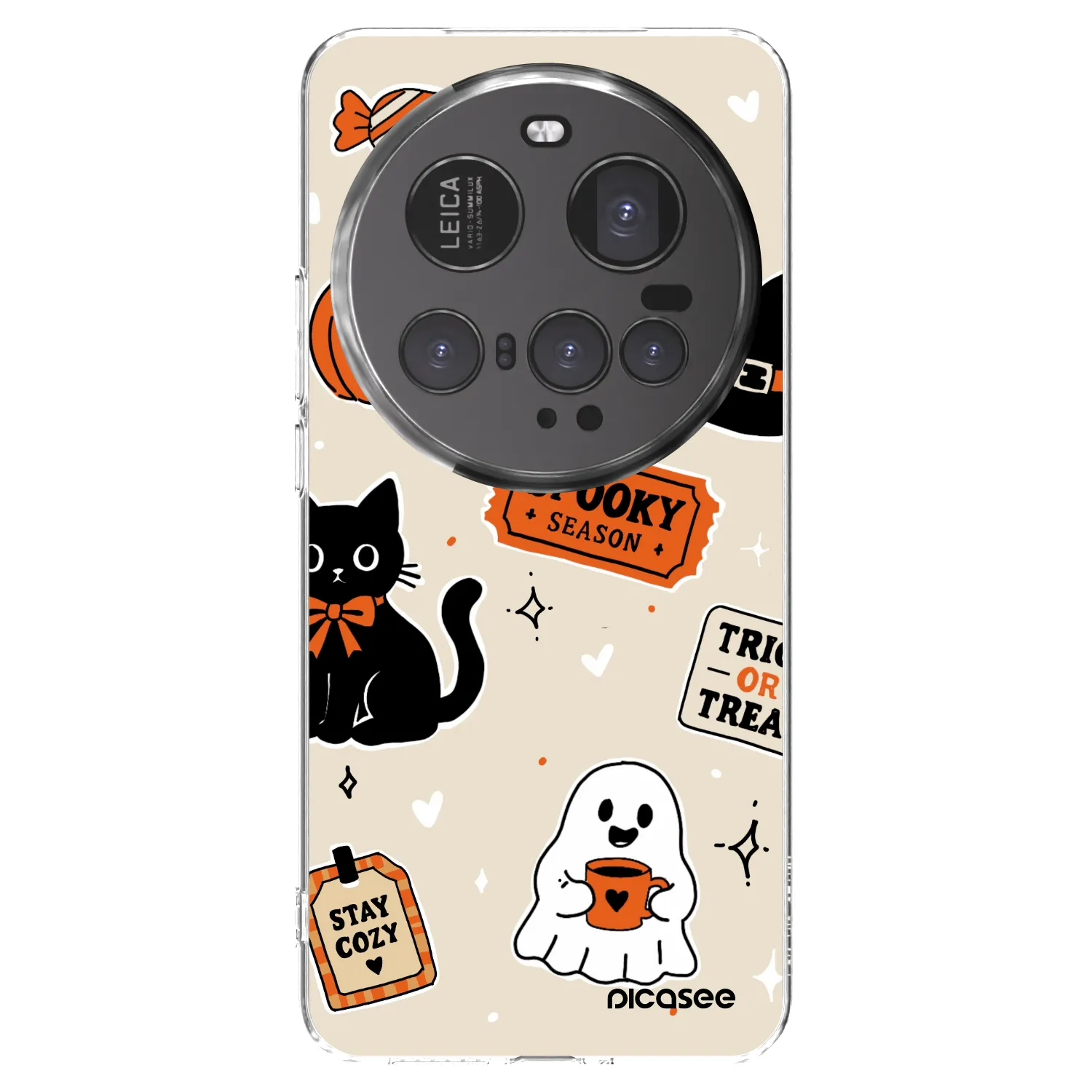 Picasee διαφανής θήκη σιλικόνης Xiaomi 15 Ultra - Halloween stickers