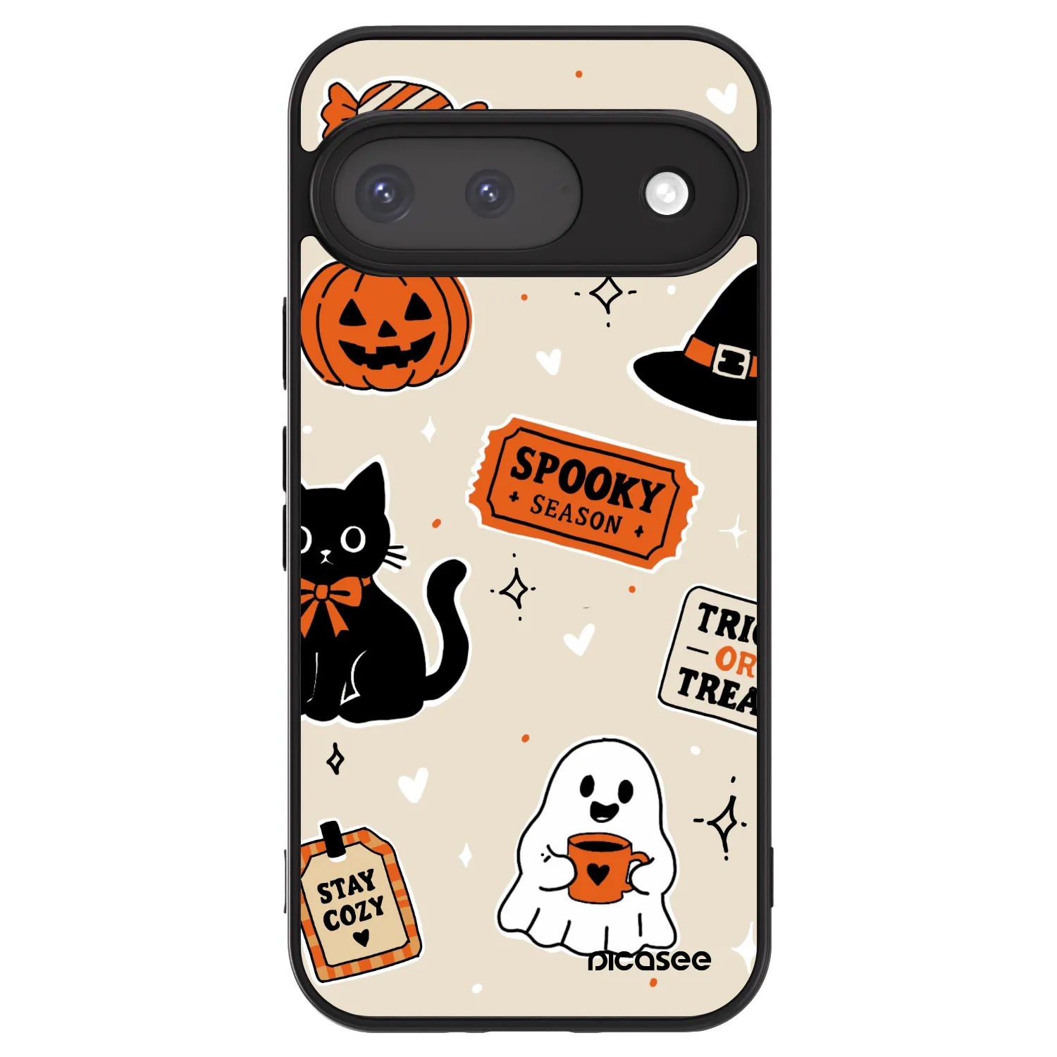Picasee ULTIMATE CASE για Google Pixel 9 - Halloween stickers