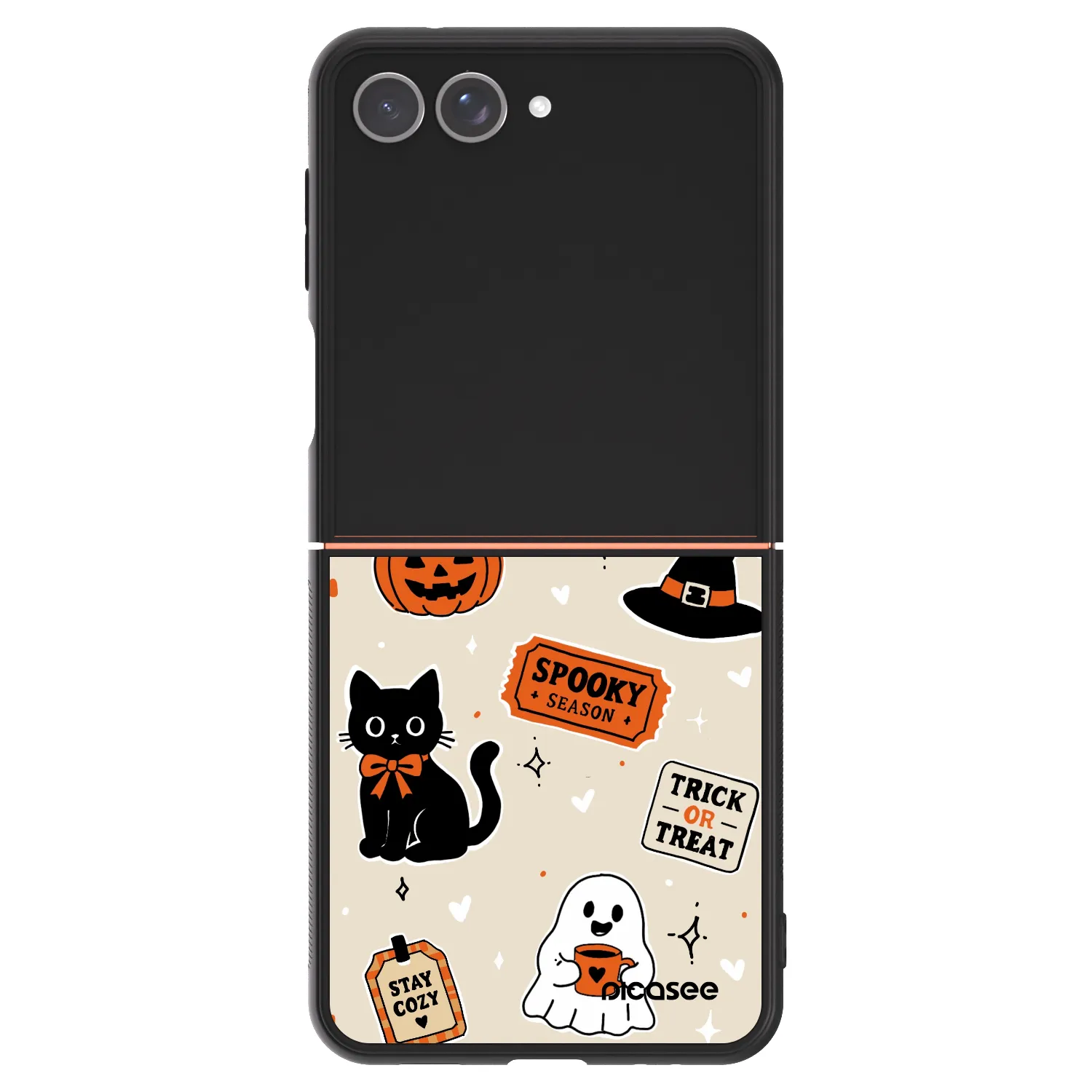 Picasee ULTIMATE CASE για Samsung Galaxy Z Flip7 5G - Halloween stickers