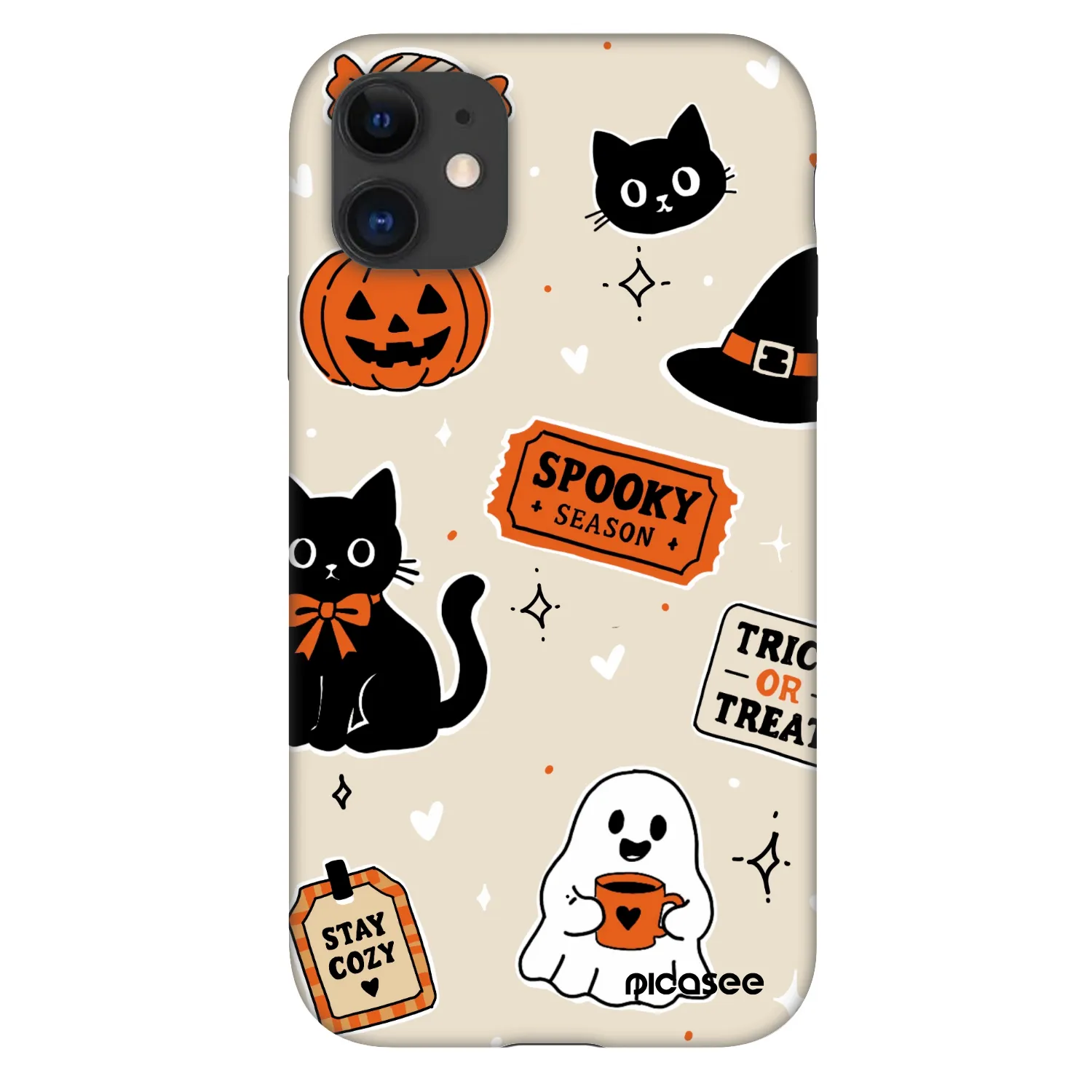 Picasee Fashion Case για Apple iPhone 11 - Halloween stickers