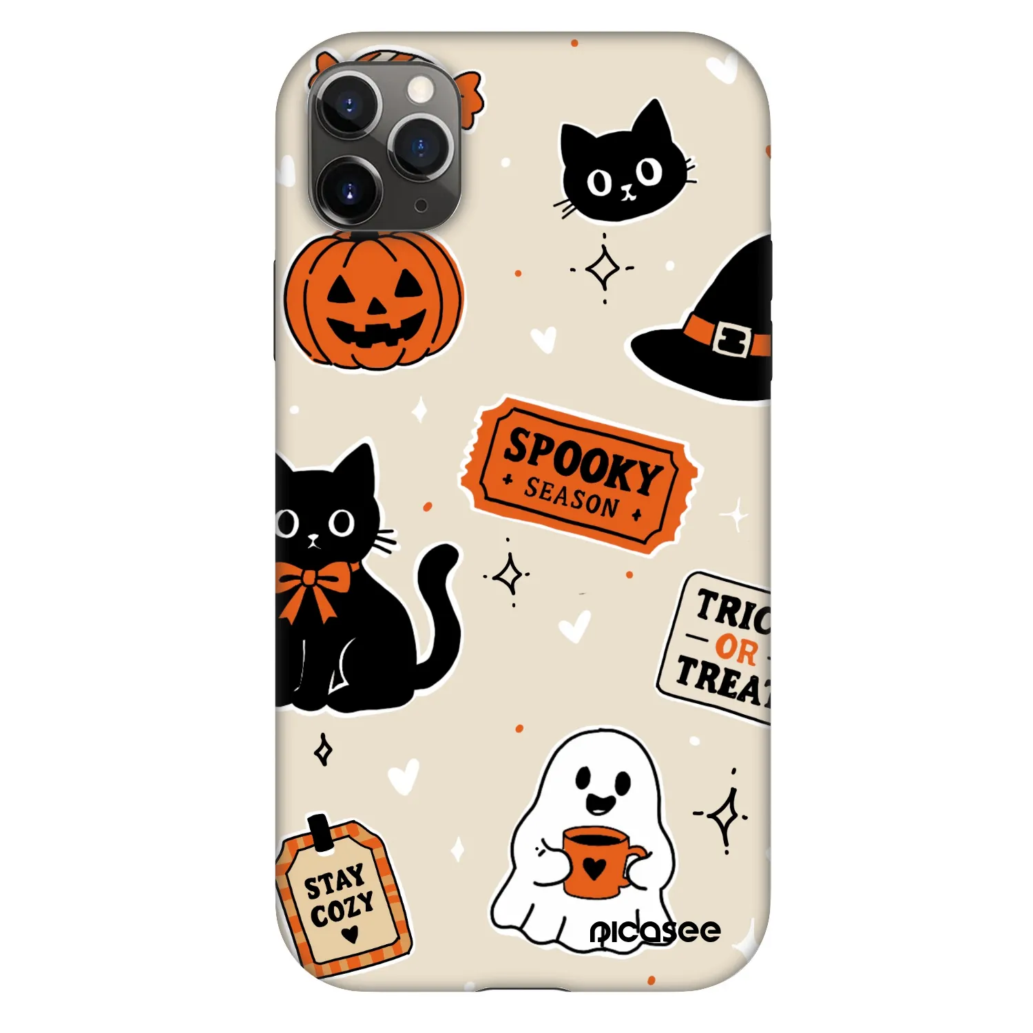 Picasee Fashion Case για Apple iPhone 11 Pro Max - Halloween stickers