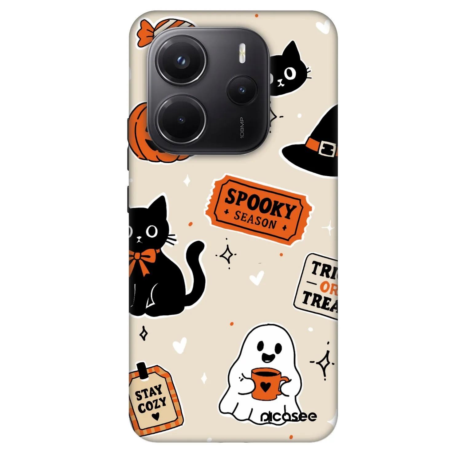 Picasee Fashion Case για Xiaomi Redmi Note 14 5G - Halloween stickers