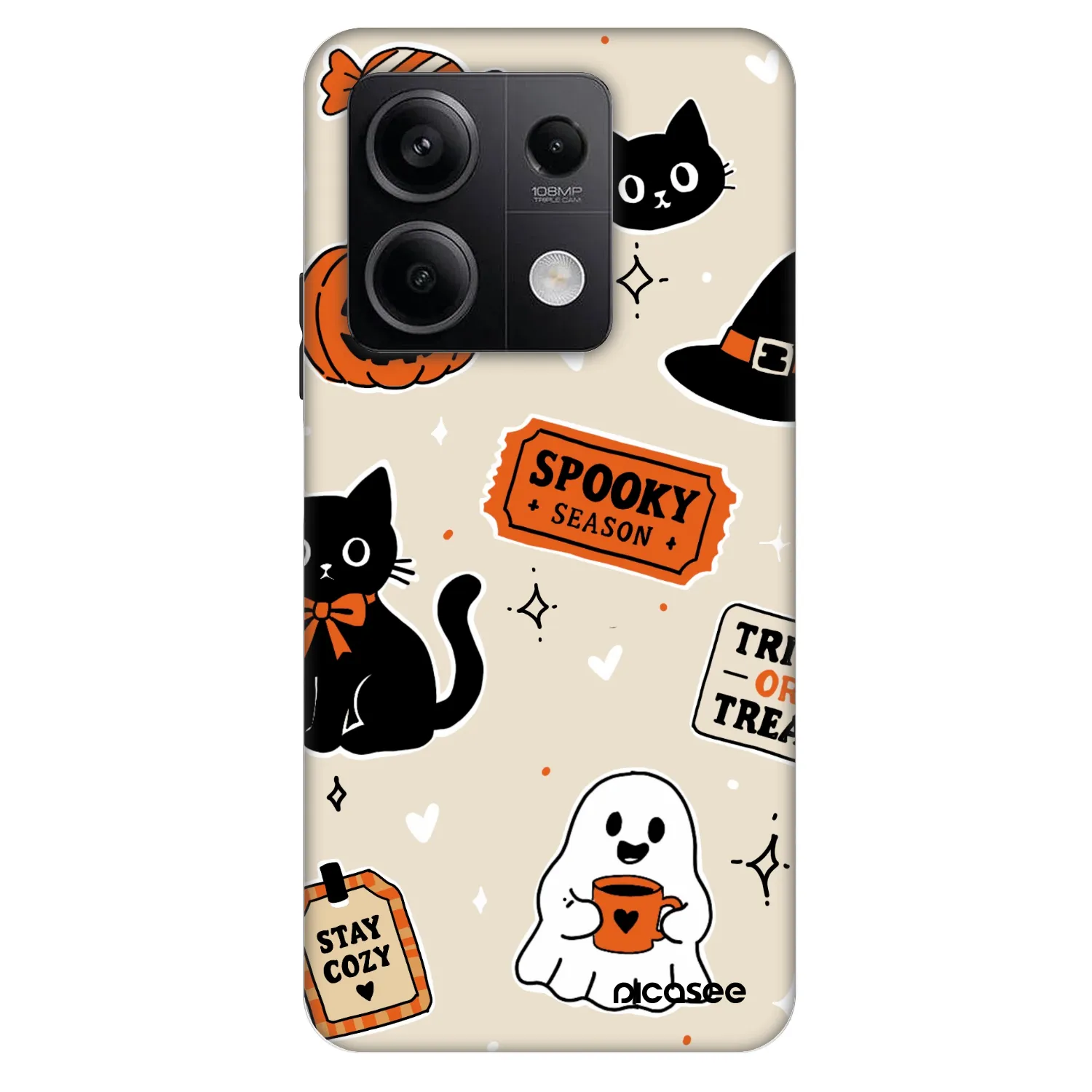 Picasee Fashion Case για Xiaomi Redmi Note 13 5G - Halloween stickers