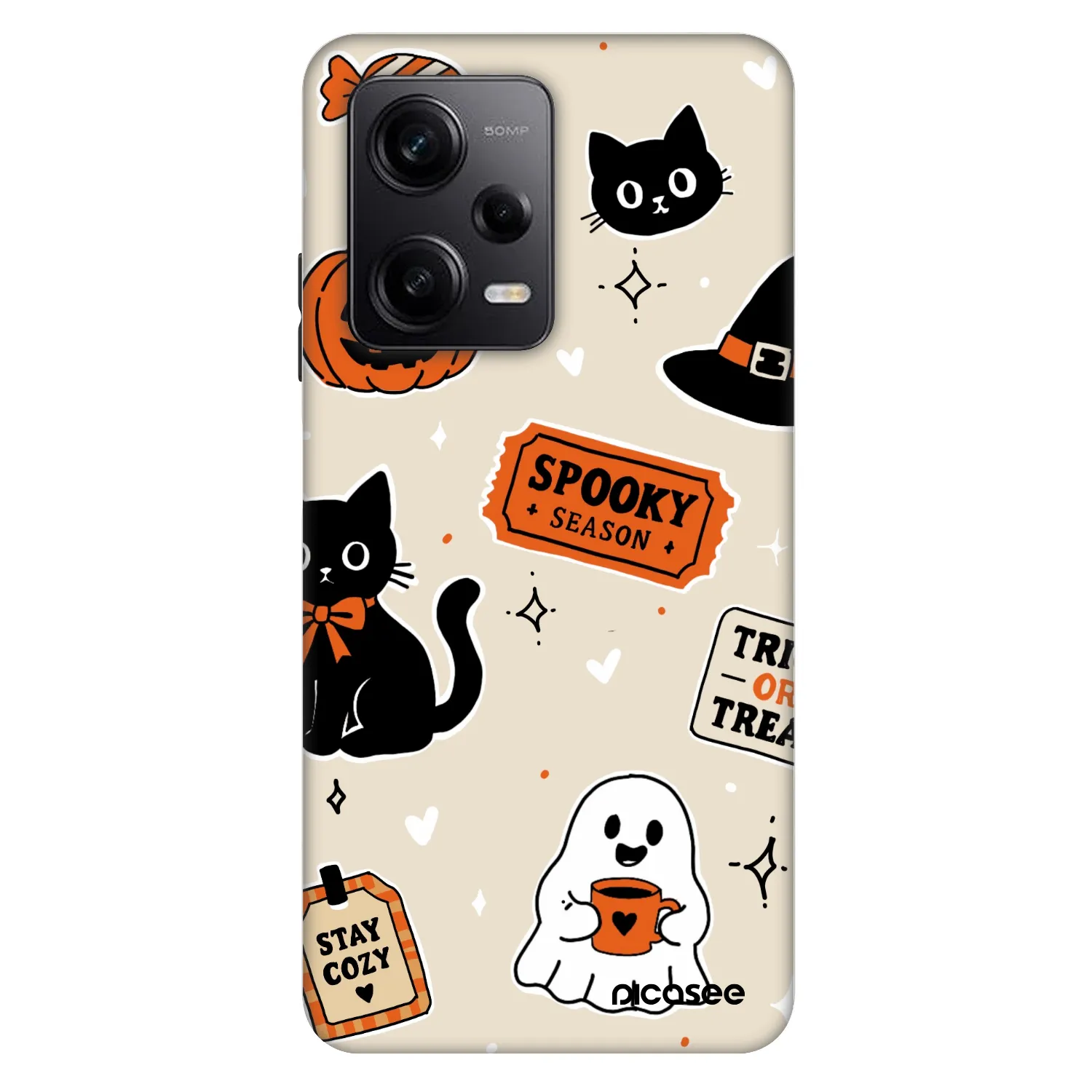 Picasee Fashion Case για Xiaomi Redmi Note 12 Pro+ 5G - Halloween stickers