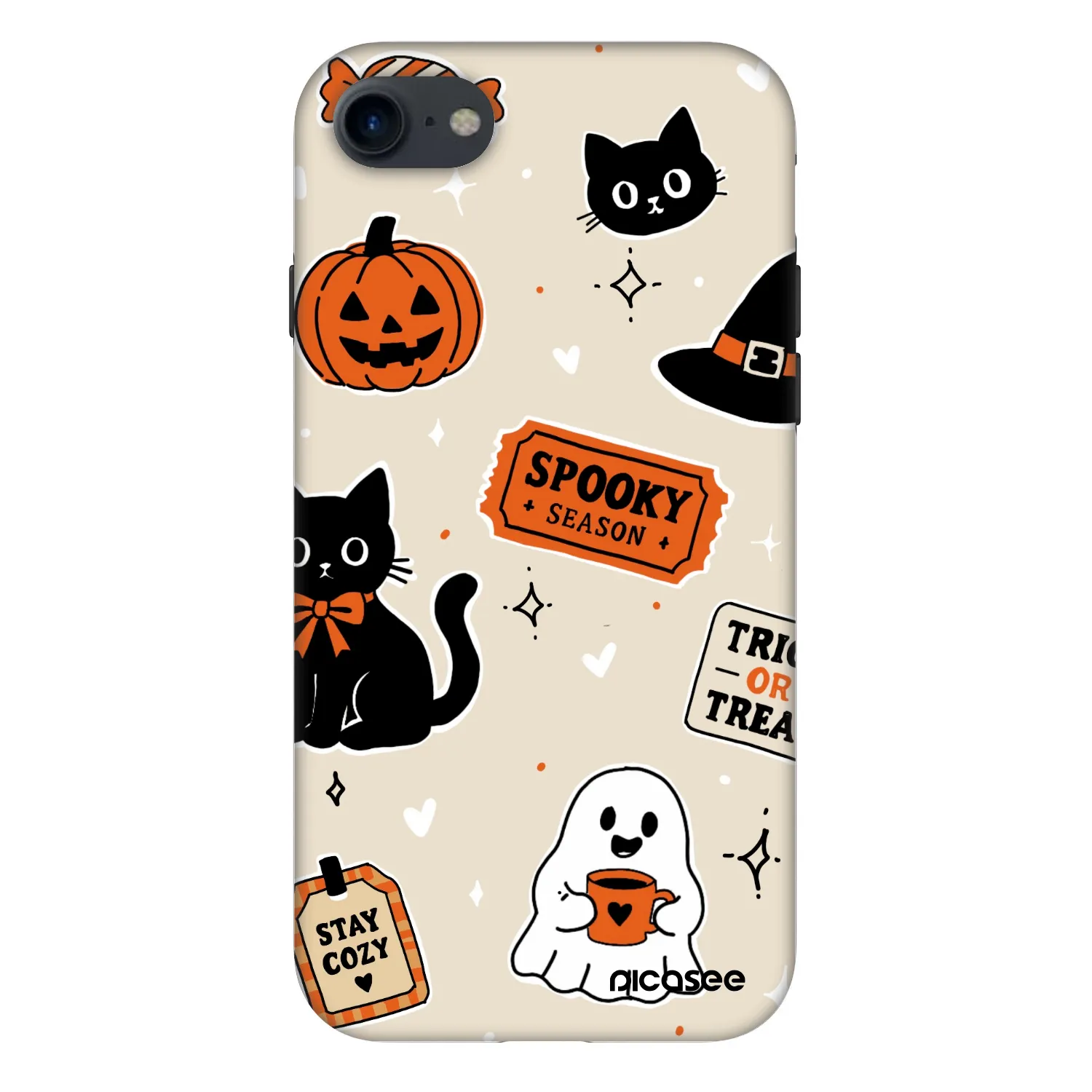 Picasee Fashion Case για Apple iPhone 7 - Halloween stickers
