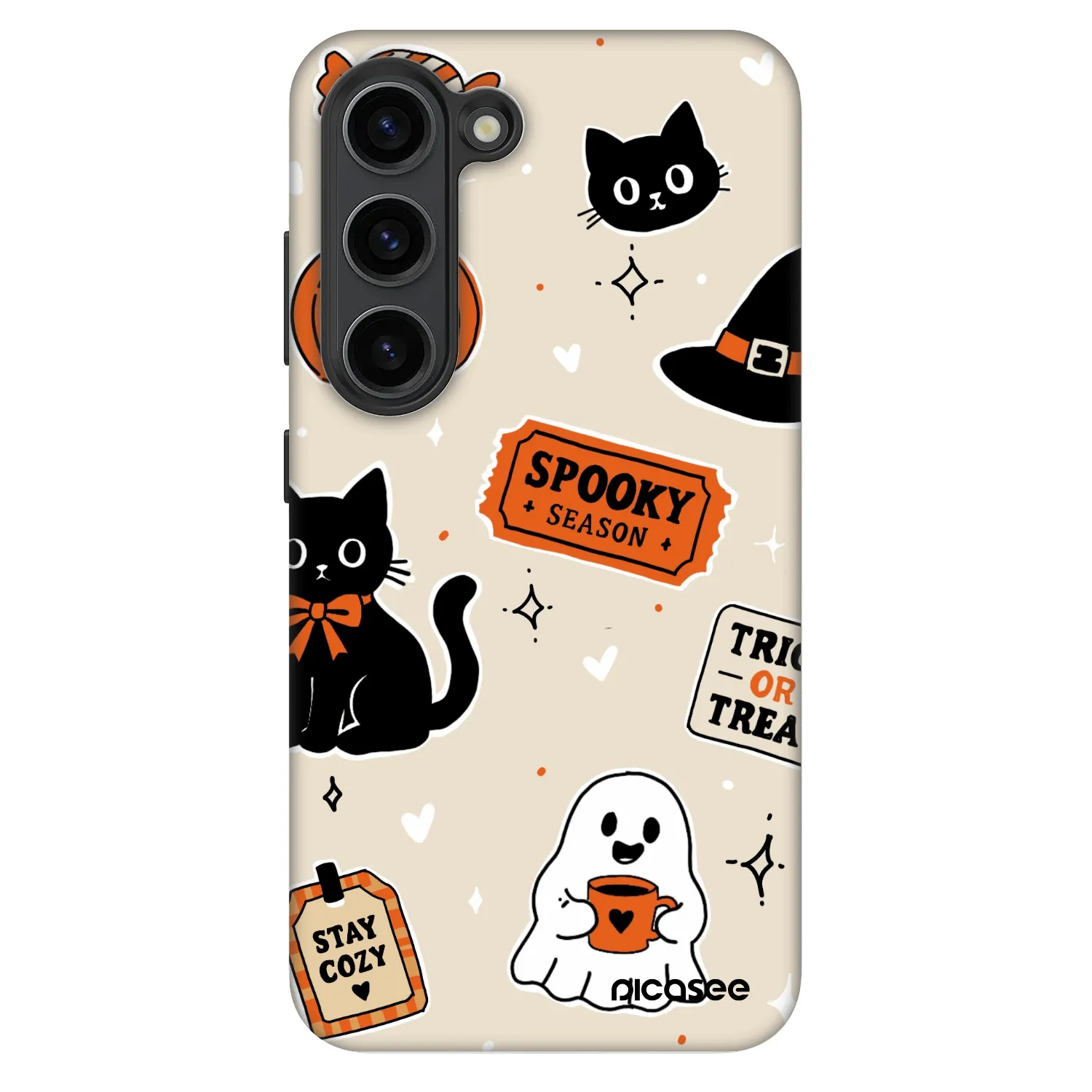 Picasee Fashion Case για Samsung Galaxy S23 5G - Halloween stickers