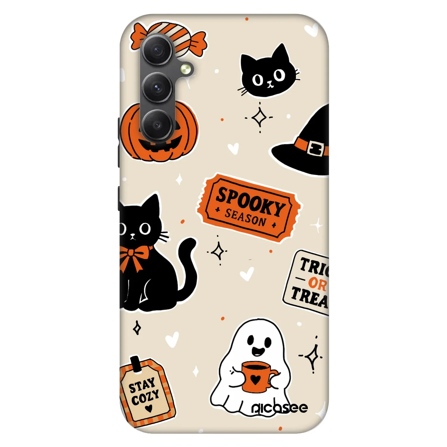 Picasee Fashion Case για Samsung Galaxy A34 5G A346B - Halloween stickers