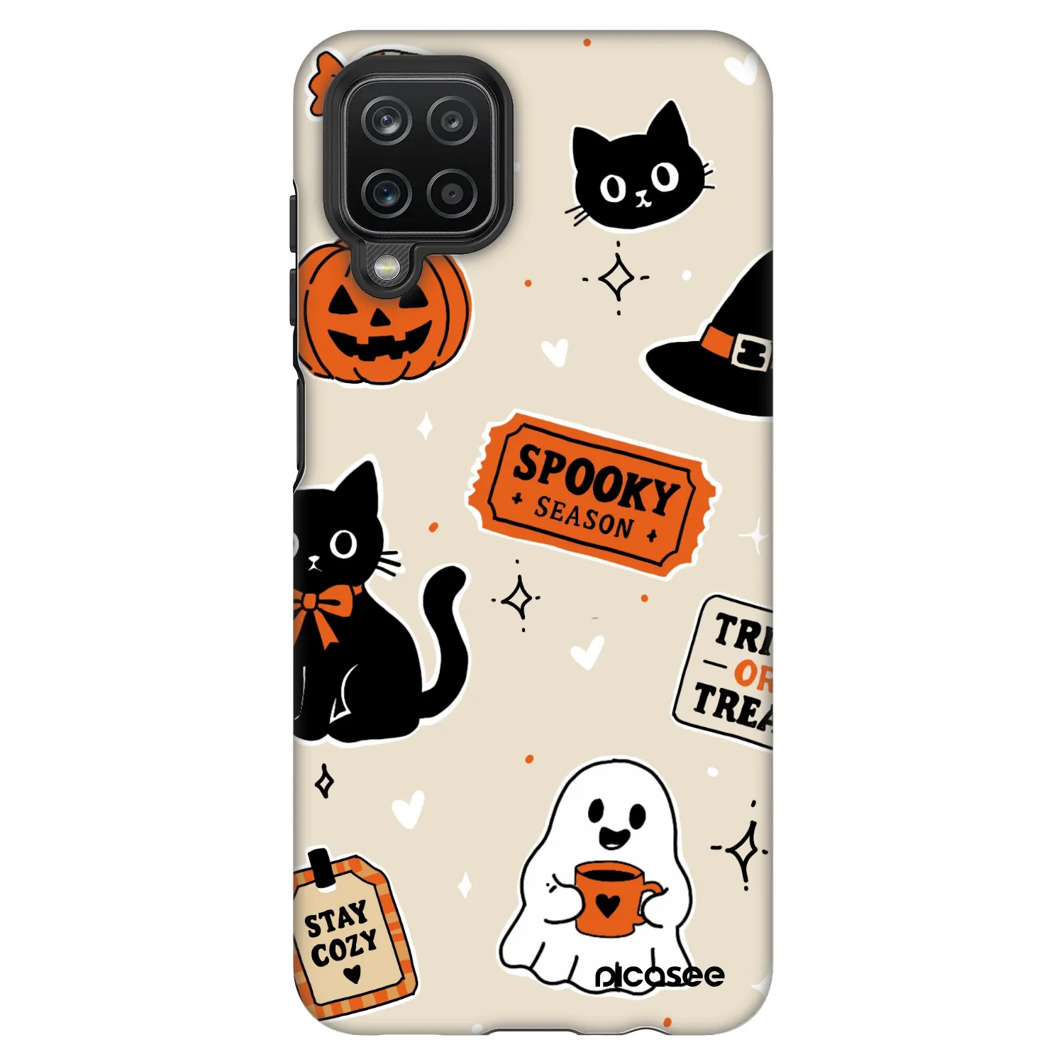 Picasee Fashion Case για Samsung Galaxy A12 A125F - Halloween stickers