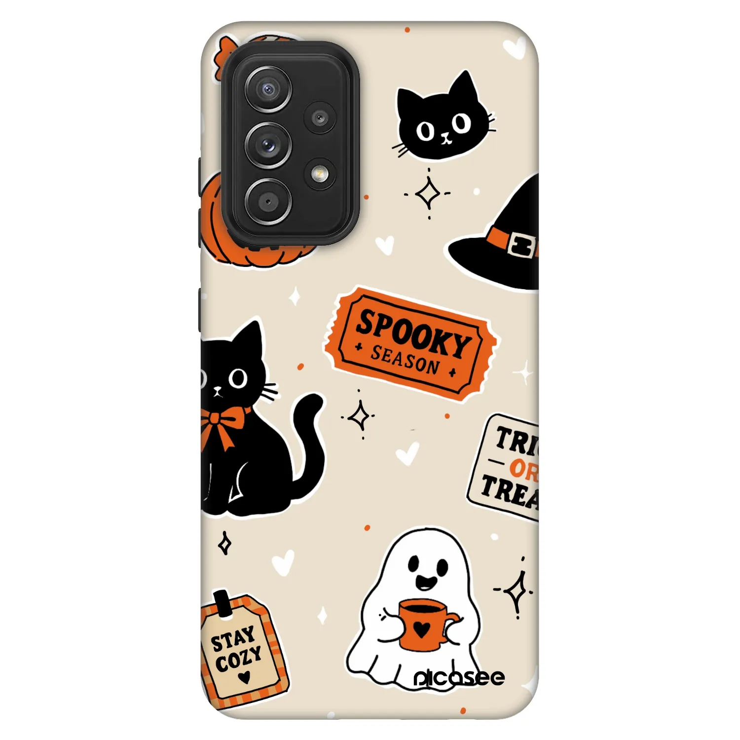 Picasee Fashion Case για Samsung Galaxy A52 5G A525F - Halloween stickers
