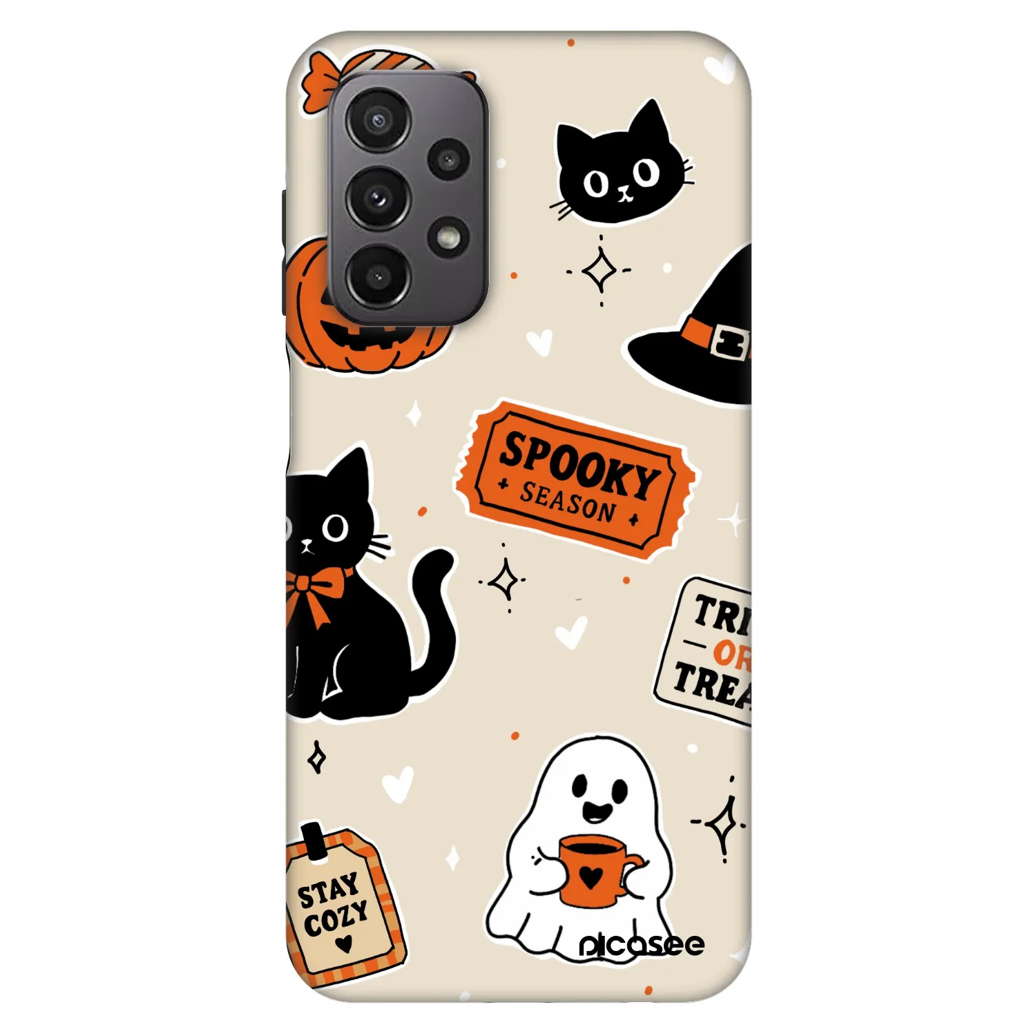 Picasee Fashion Case για Samsung Galaxy A23 A235F 4G - Halloween stickers