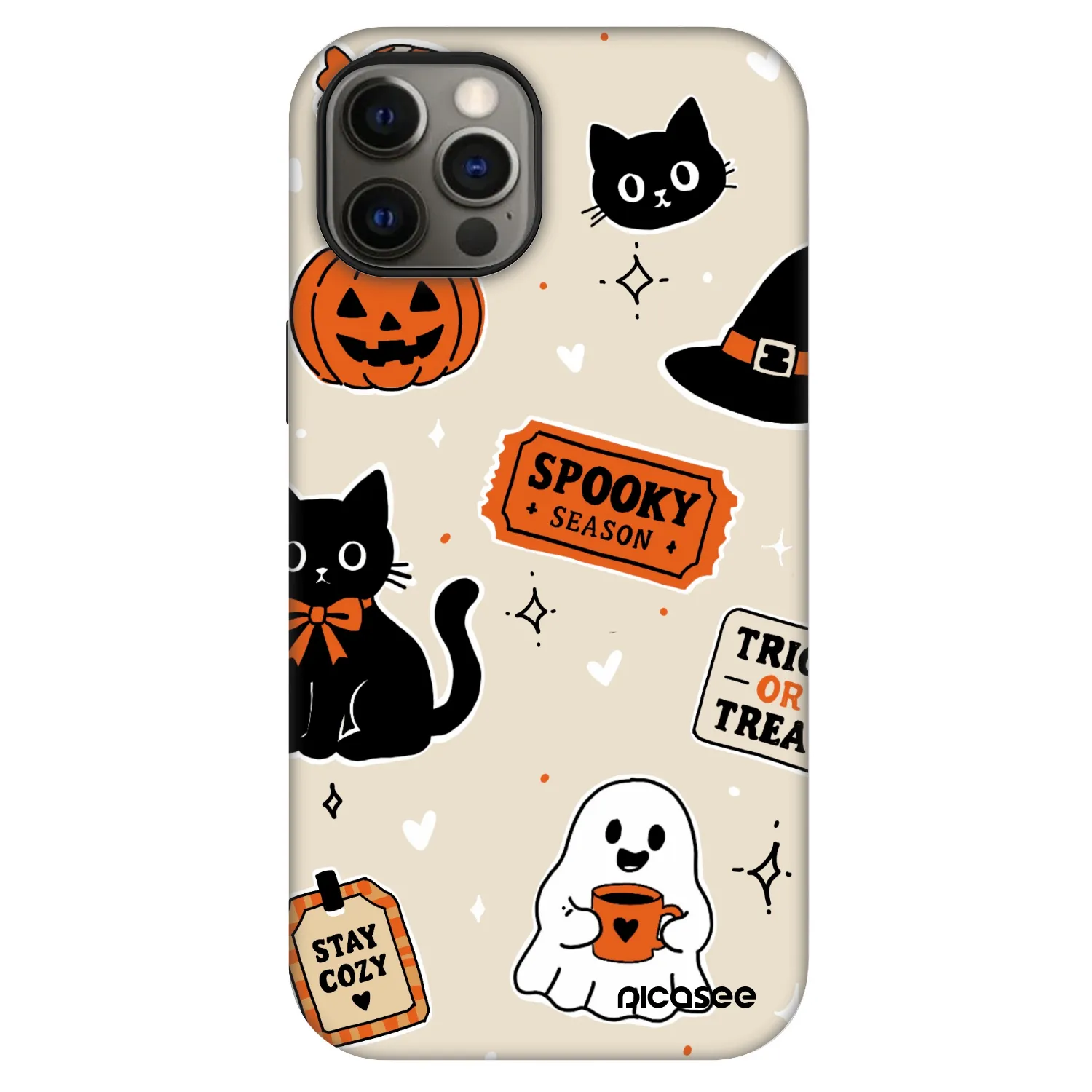 Picasee Fashion Case MagSafe για Apple iPhone 12 - Halloween stickers