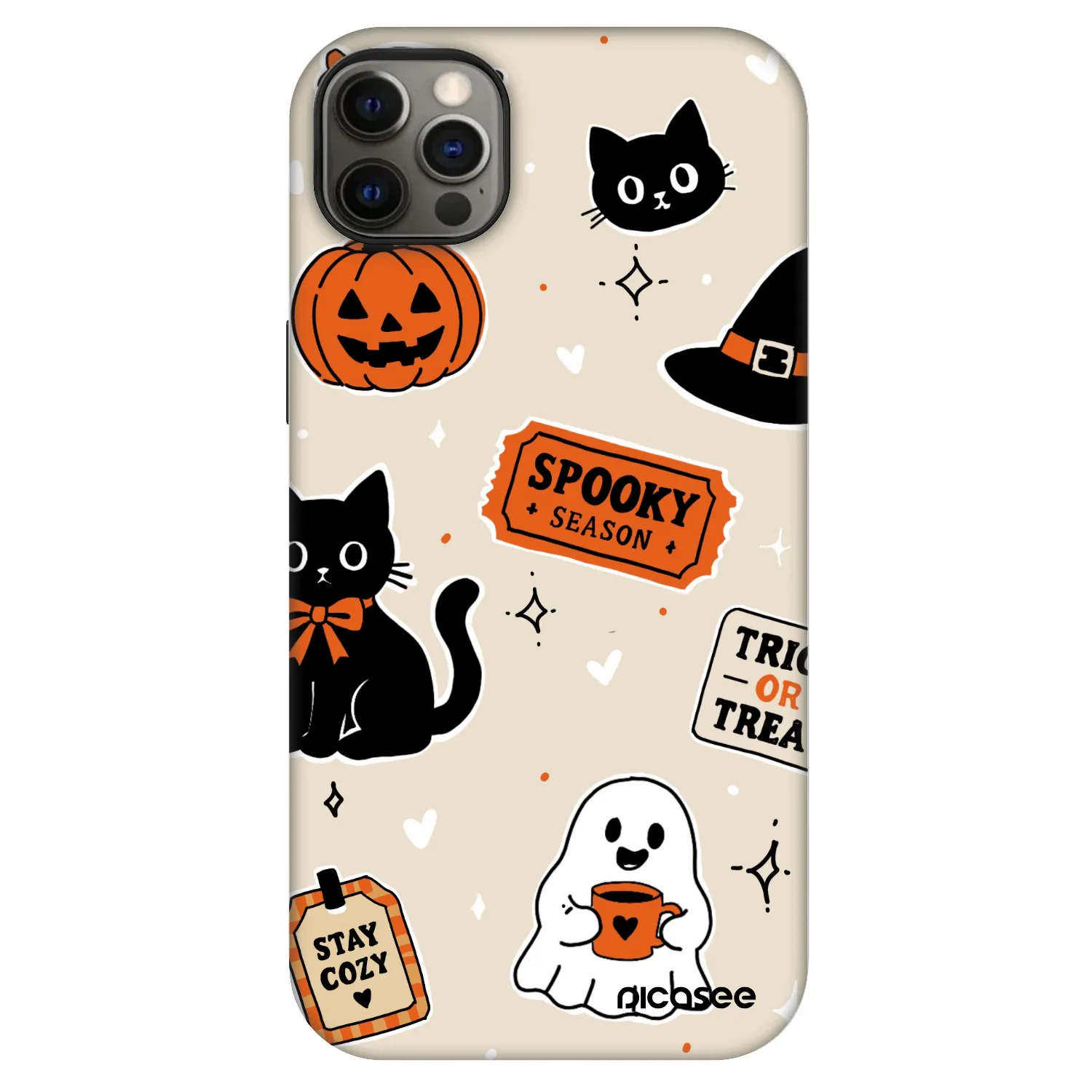 Picasee Fashion Case MagSafe για Apple iPhone 12 Pro Max - Halloween stickers
