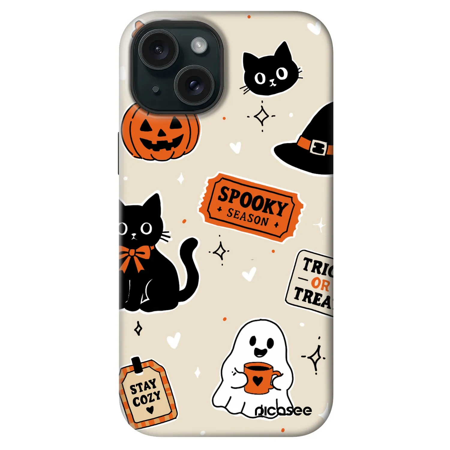 Picasee Fashion Case MagSafe για Apple iPhone 14 - Halloween stickers