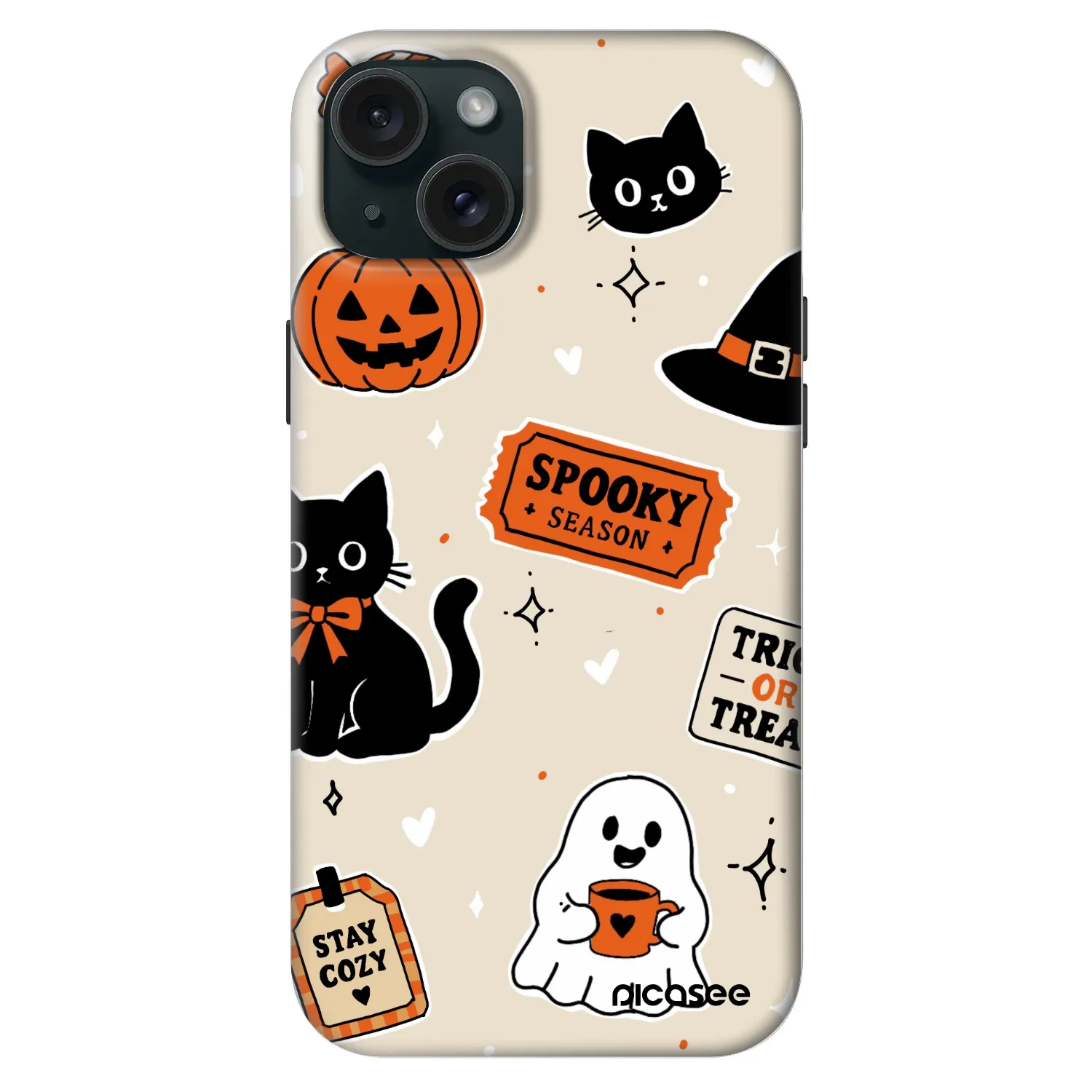 Picasee Fashion Case MagSafe για Apple iPhone 15 Plus - Halloween stickers