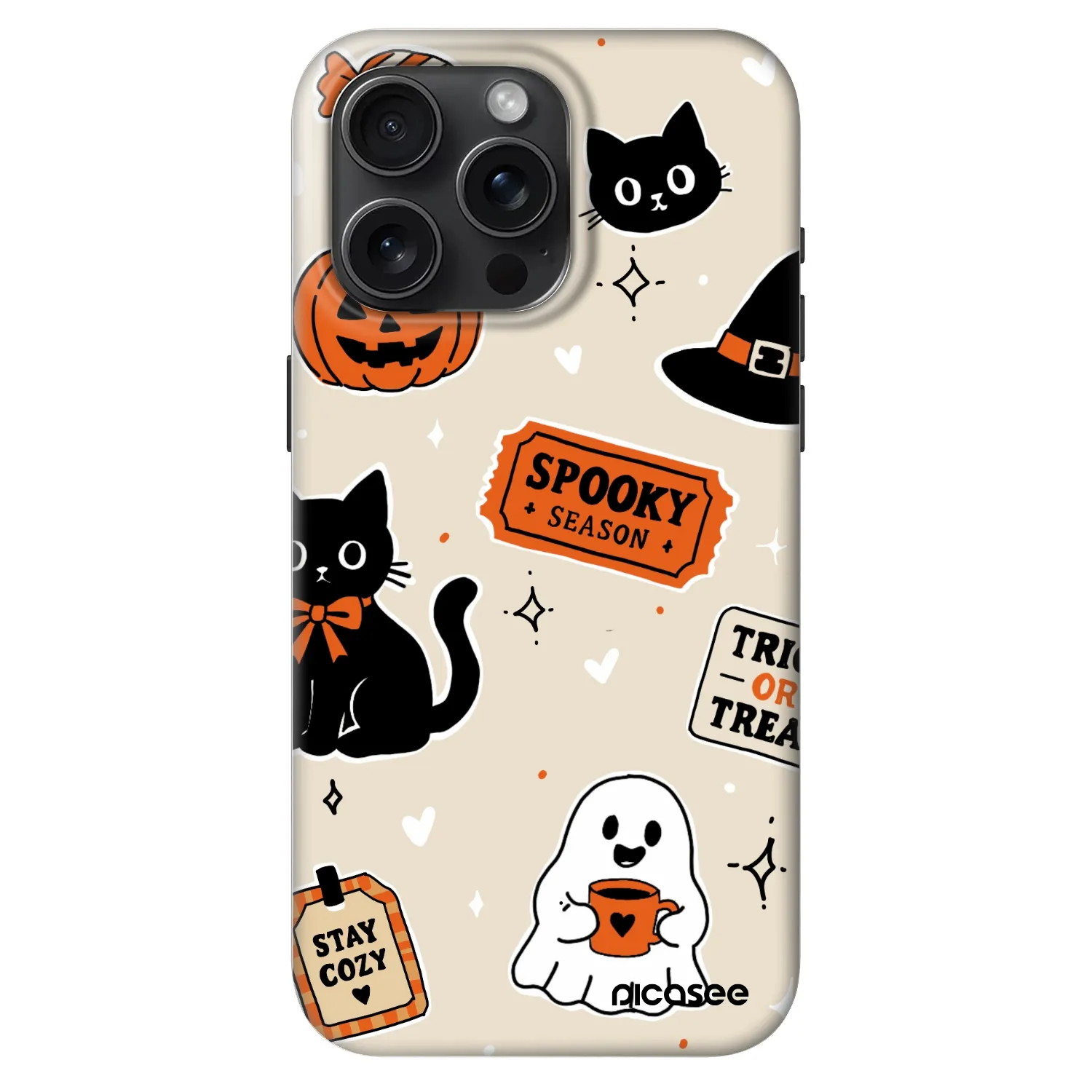 Picasee Fashion Case MagSafe για Apple iPhone 15 Pro Max - Halloween stickers
