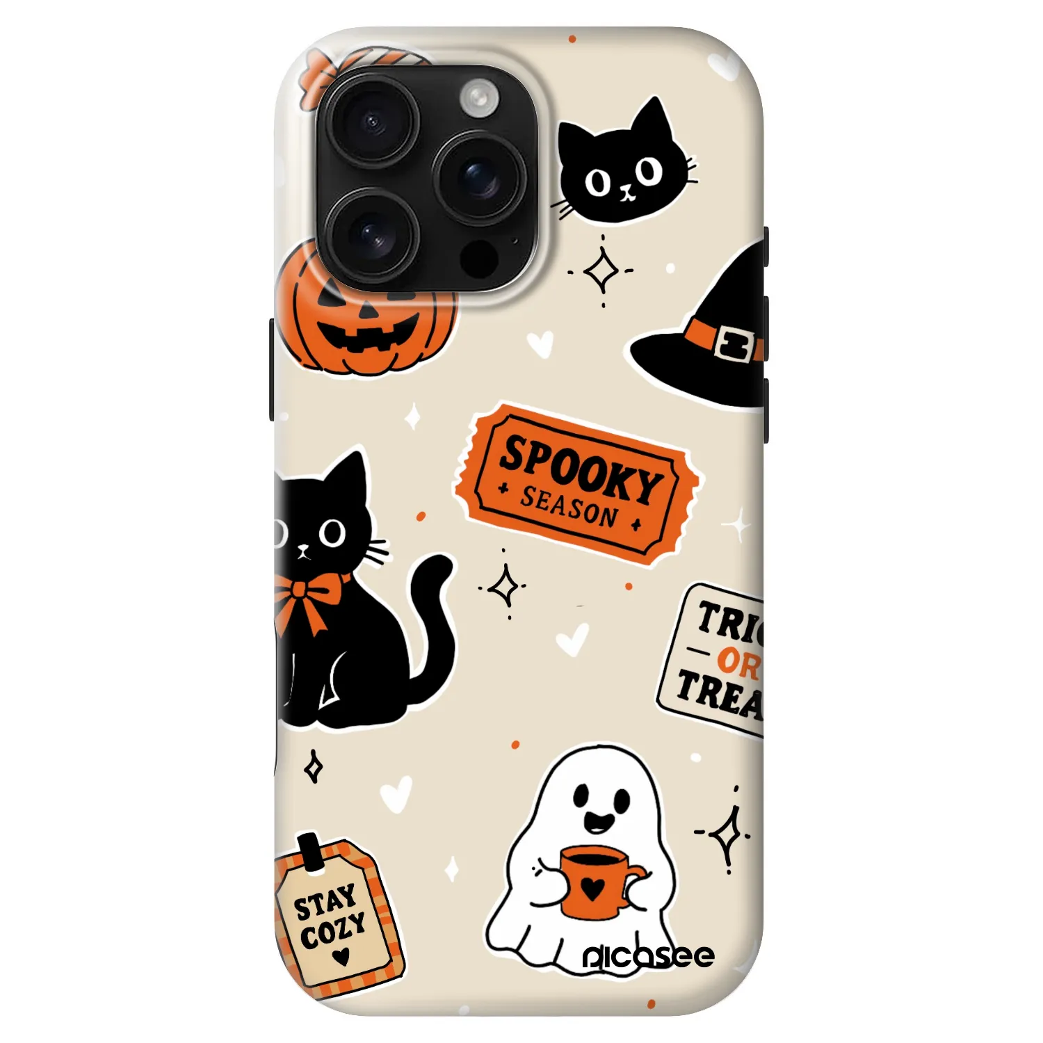 Picasee Fashion Case MagSafe για Apple iPhone 16 Pro Max - Halloween stickers