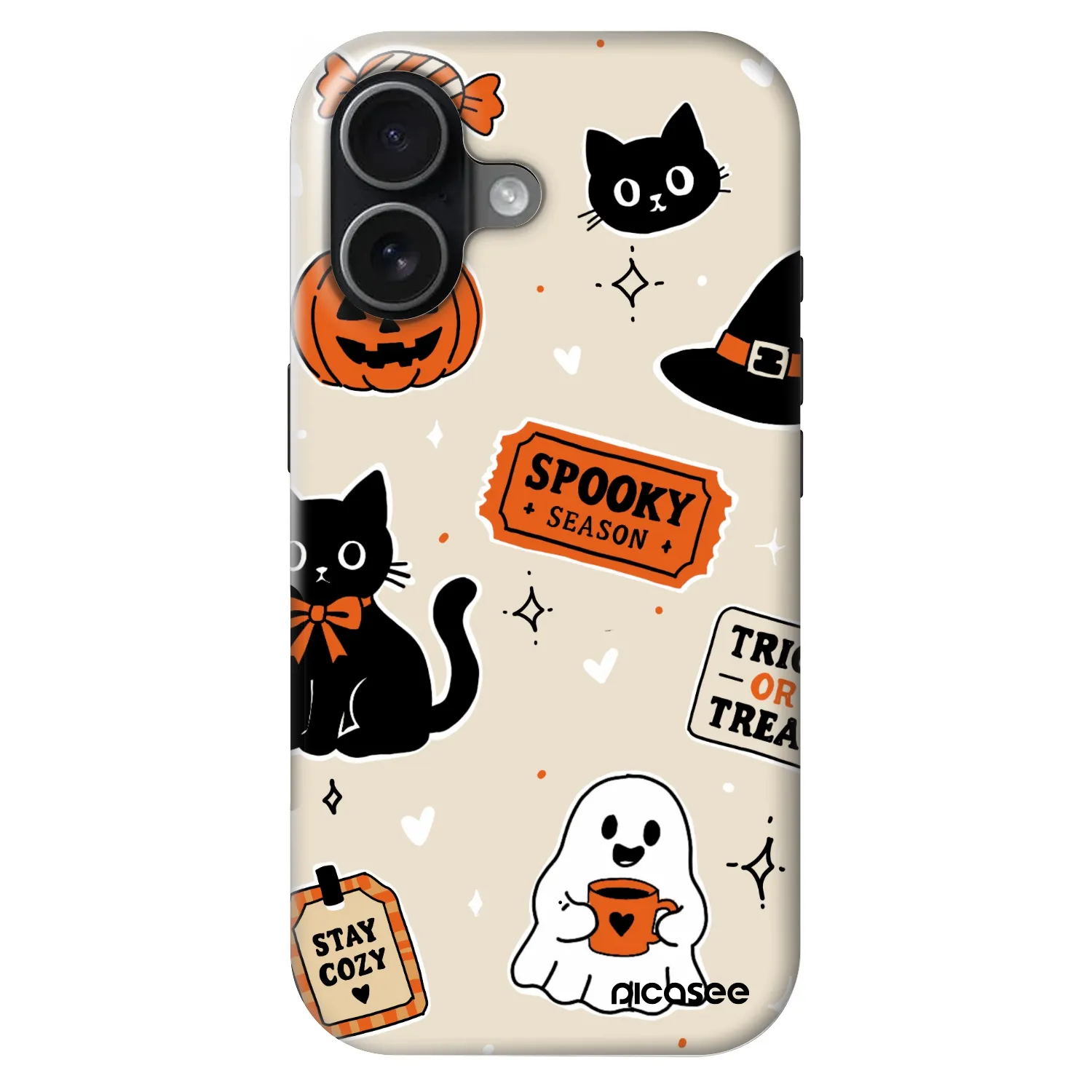 Picasee Fashion Case MagSafe για Apple iPhone 17 - Halloween stickers