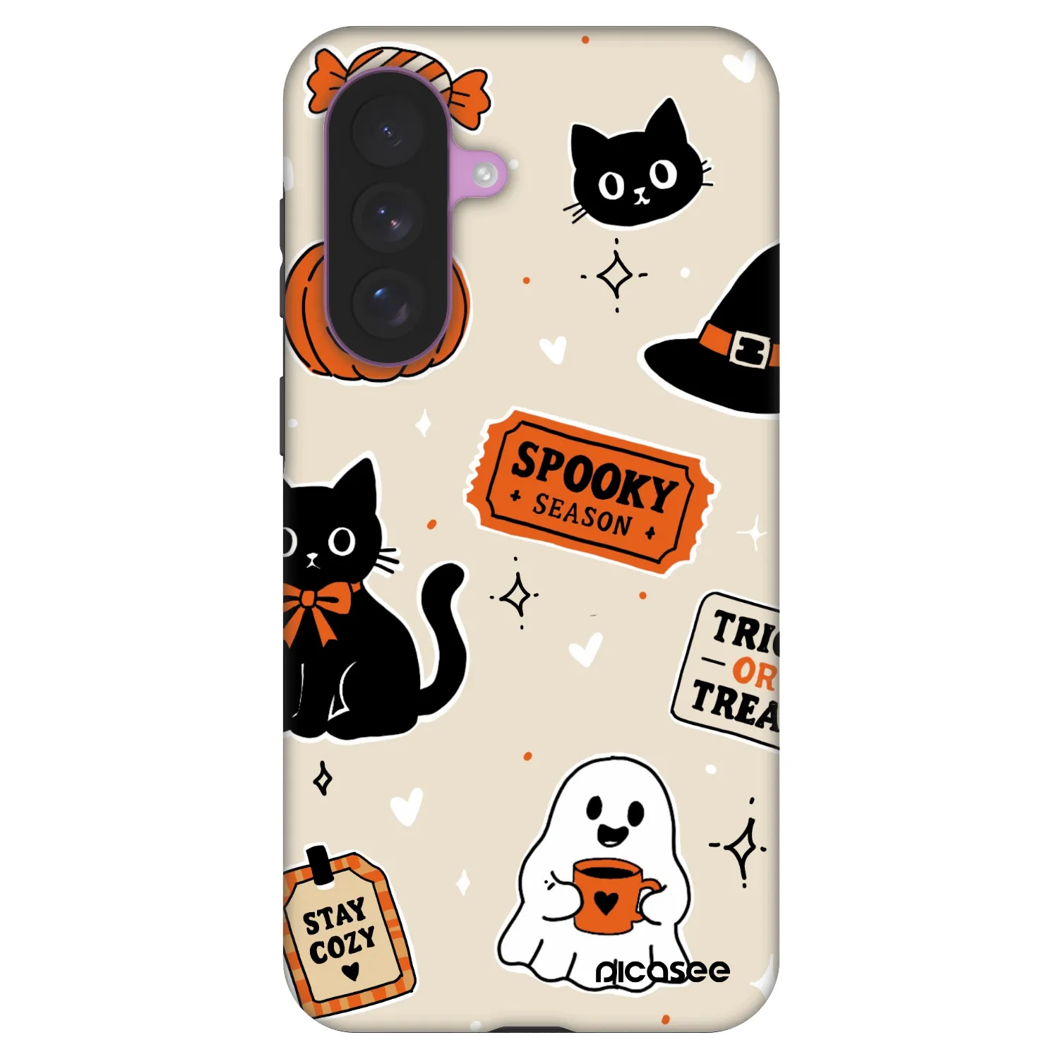 Picasee Fashion Case για Samsung Galaxy A57 5G - Halloween stickers