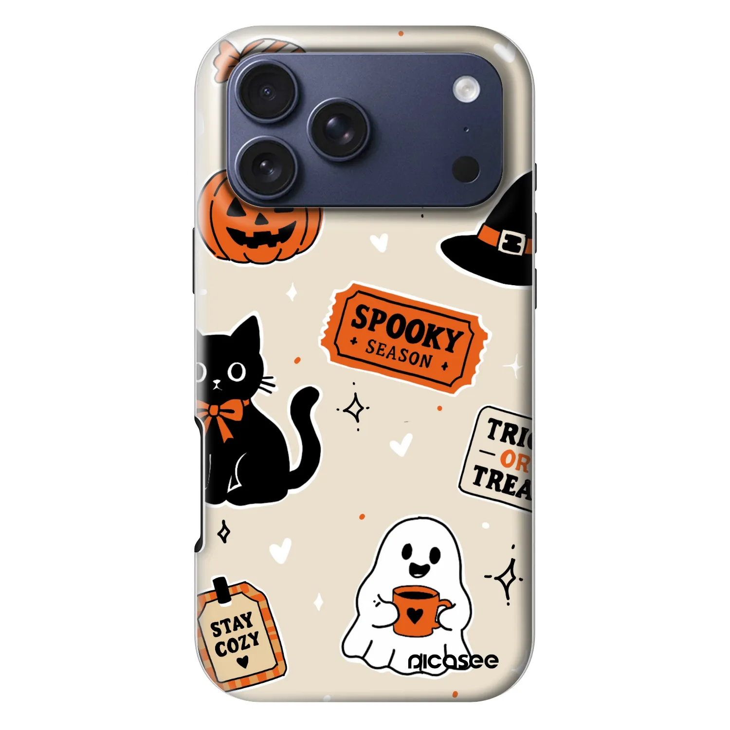 Picasee Fashion Case MagSafe για Apple iPhone 18 Pro Max - Halloween stickers