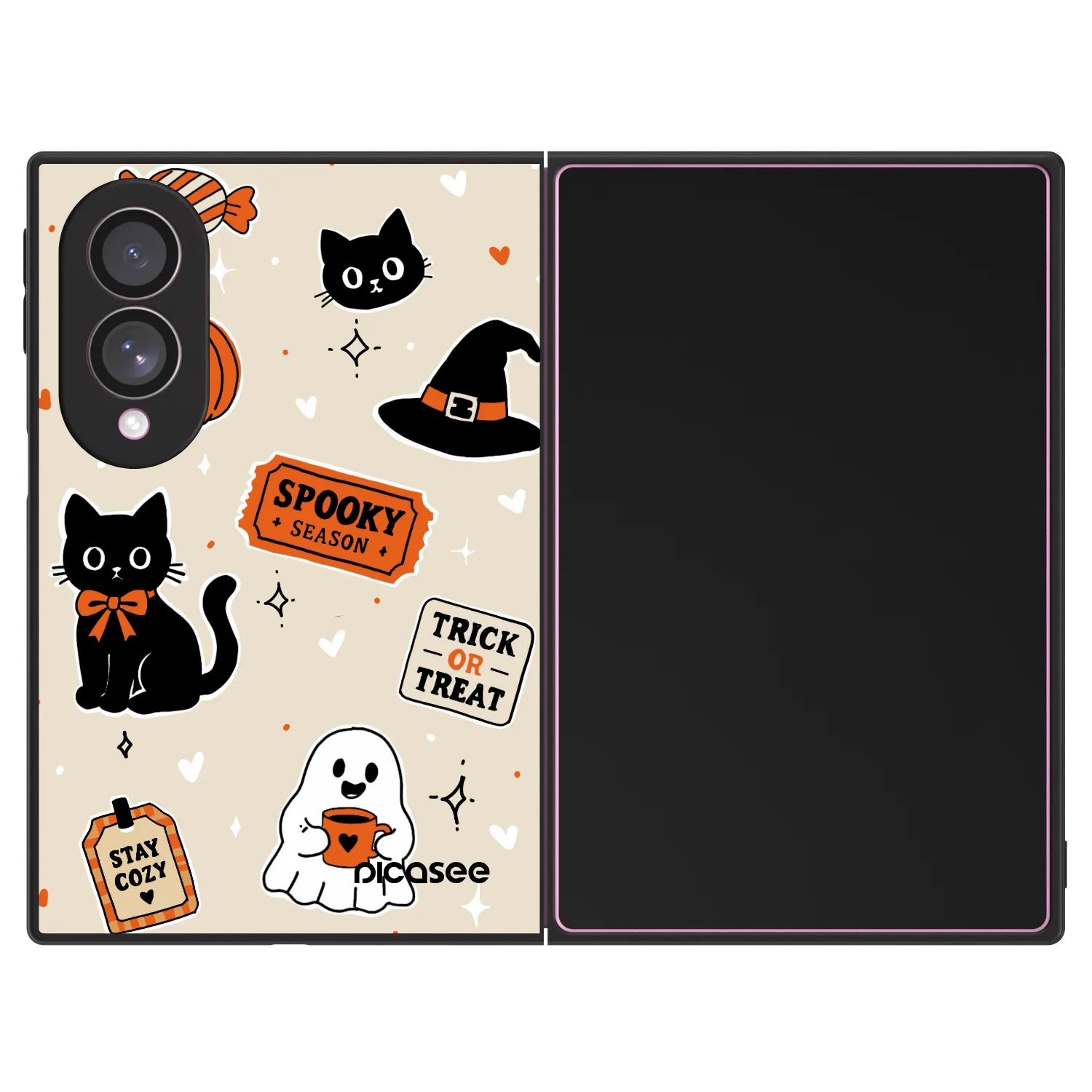 Picasee ULTIMATE CASE για Samsung Galaxy Z Fold8 5G - Halloween stickers