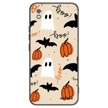 Picasee Μαύρη θήκη σιλικόνης για Xiaomi Redmi 9AT - Halloween 26