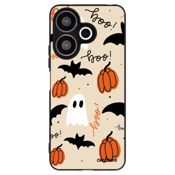 Picasee Μαύρη θήκη σιλικόνης για Xiaomi Redmi 13 4G - Halloween 26