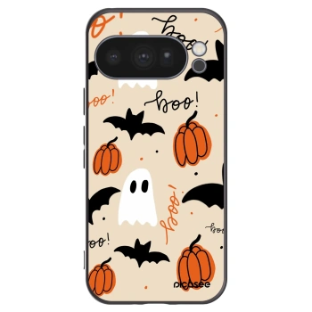 Picasee Μαύρη θήκη σιλικόνης για Google Pixel 10 Pro - Halloween 26