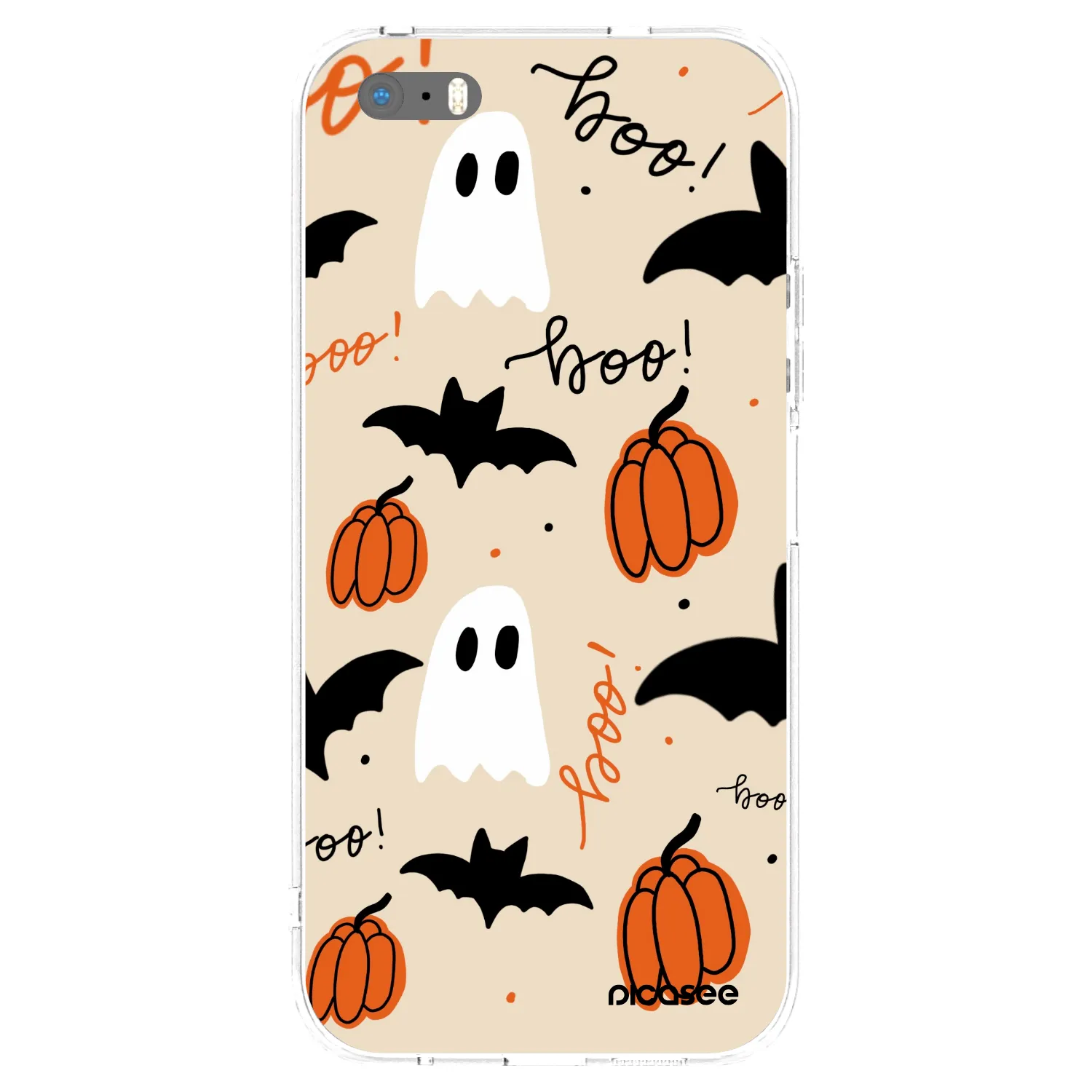 Picasee διαφανής θήκη σιλικόνης Apple iPhone 5/5S/SE - Halloween 26