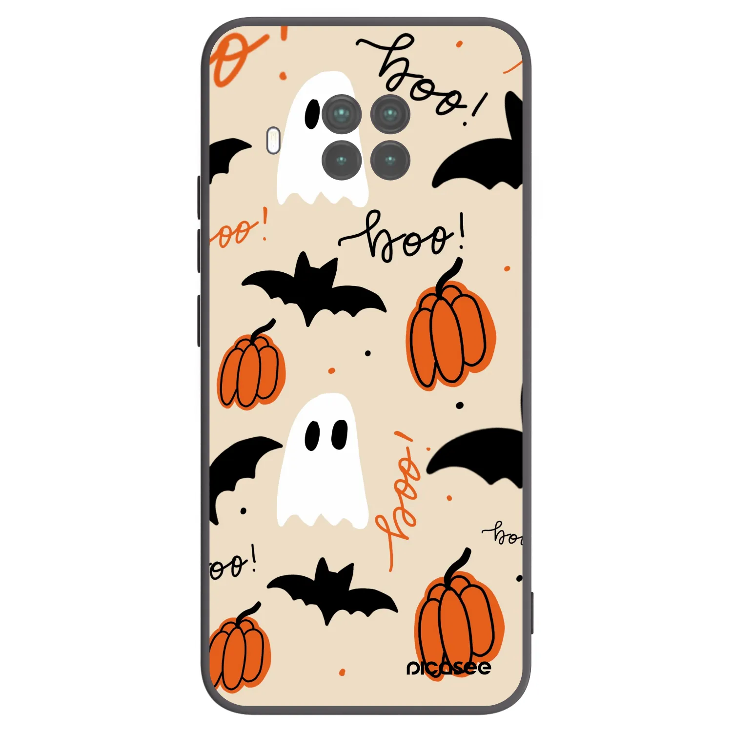 Picasee Μαύρη θήκη σιλικόνης για Xiaomi Mi 10T Lite - Halloween 26