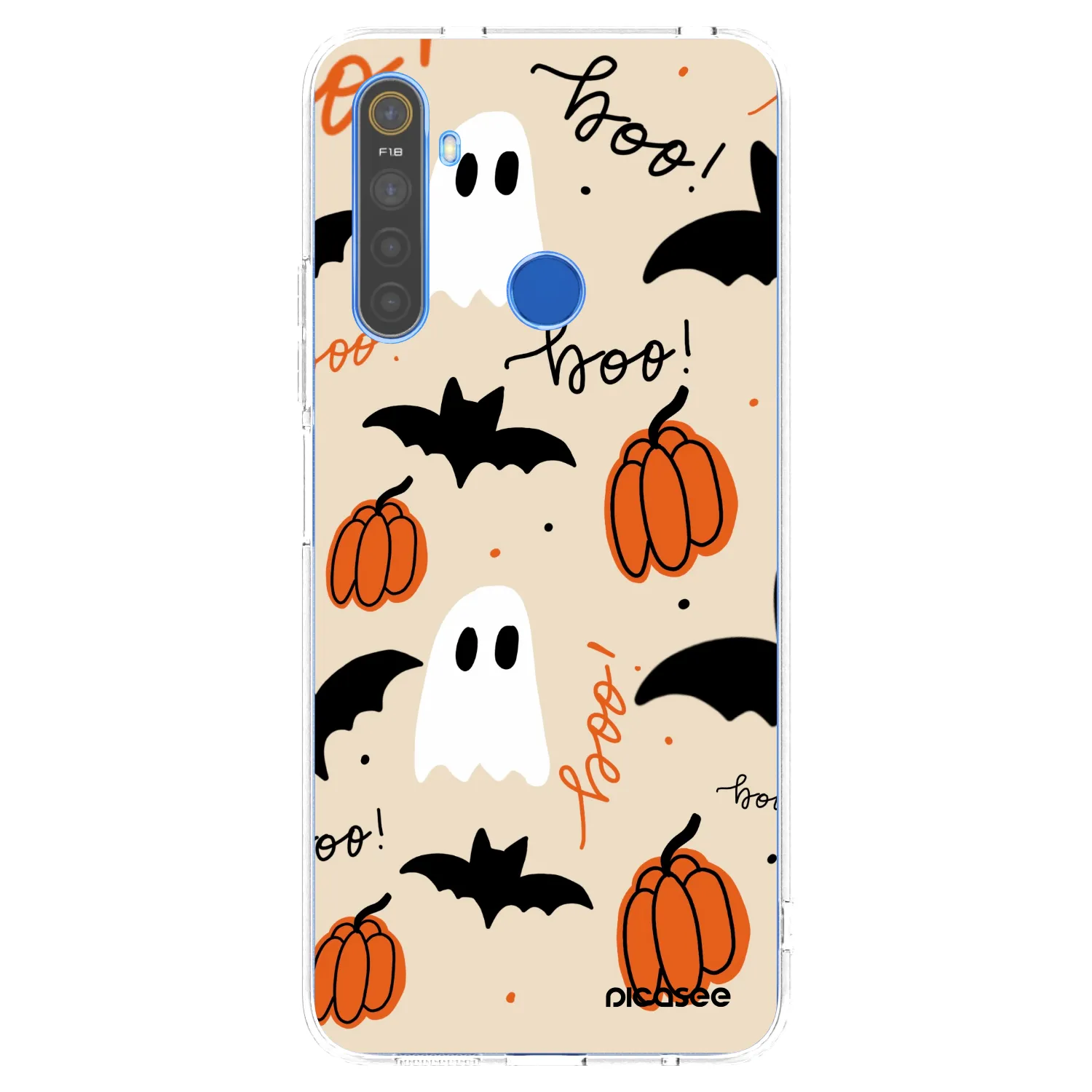 Picasee διαφανής θήκη σιλικόνης Realme 5 - Halloween 26