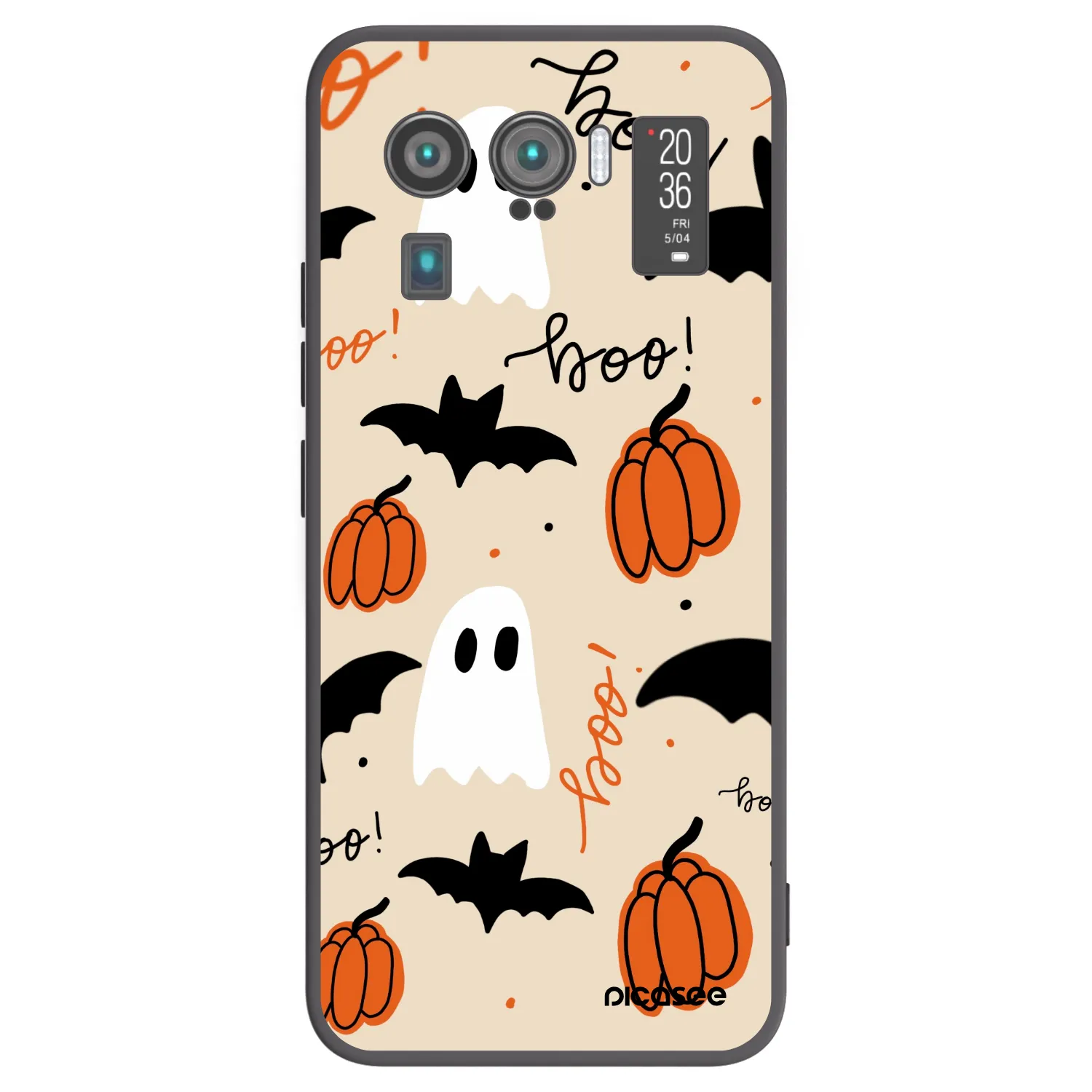 Picasee Μαύρη θήκη σιλικόνης για Xiaomi Mi 11 Ultra - Halloween 26