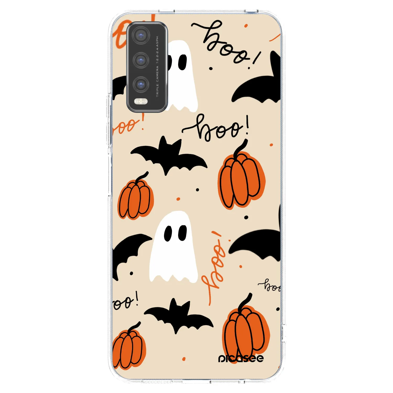 Picasee διαφανής θήκη σιλικόνης Vivo Y20s - Halloween 26