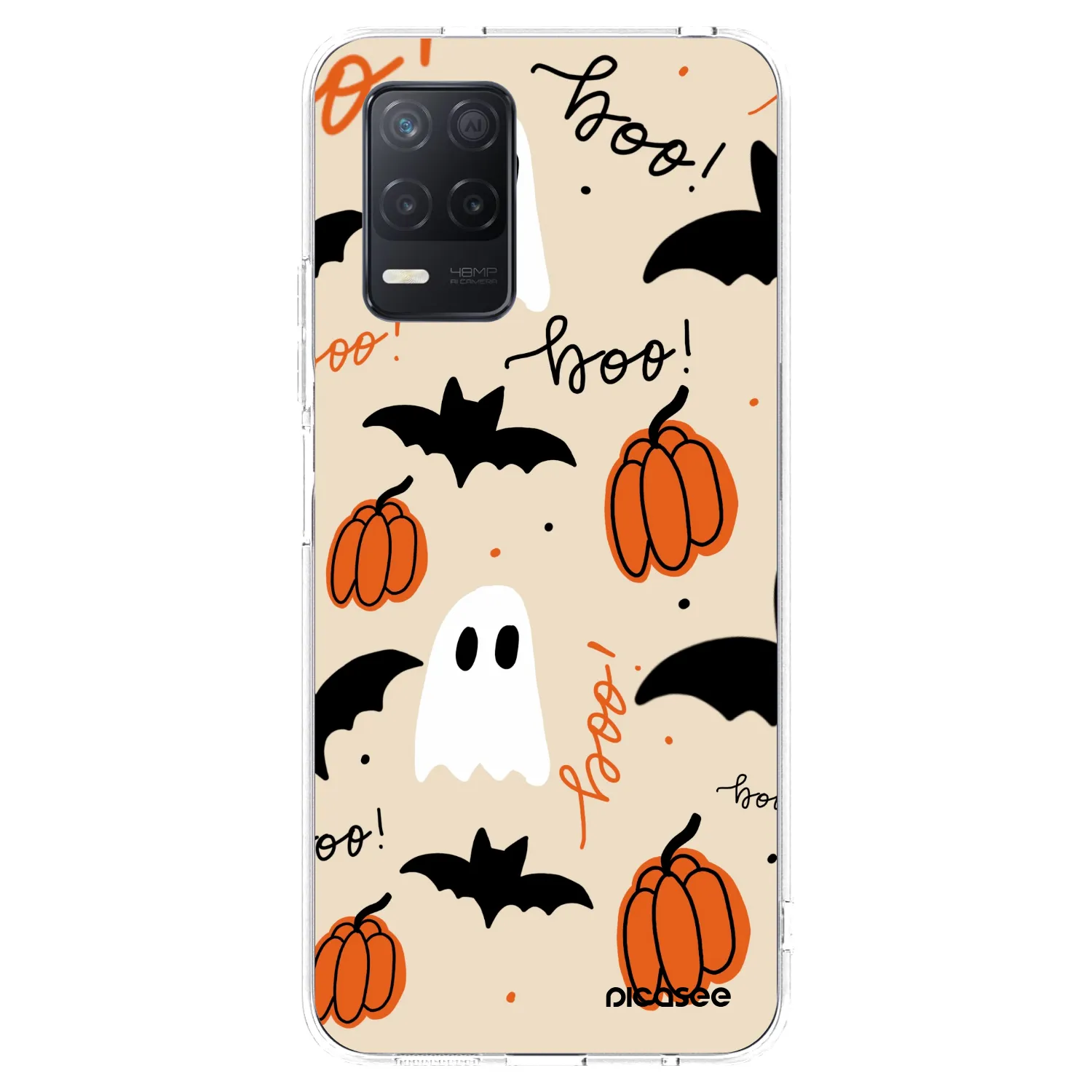 Picasee διαφανής θήκη σιλικόνης Realme 8 5G - Halloween 26
