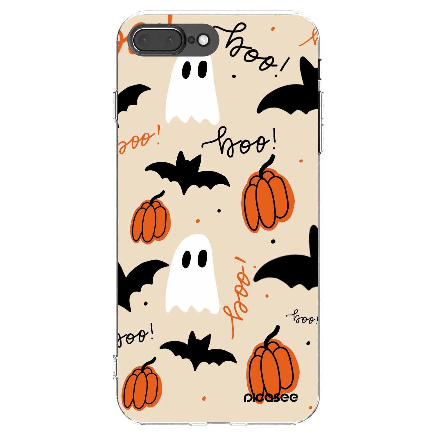 Picasee διαφανής θήκη σιλικόνης Apple iPhone 7 Plus - Halloween 26