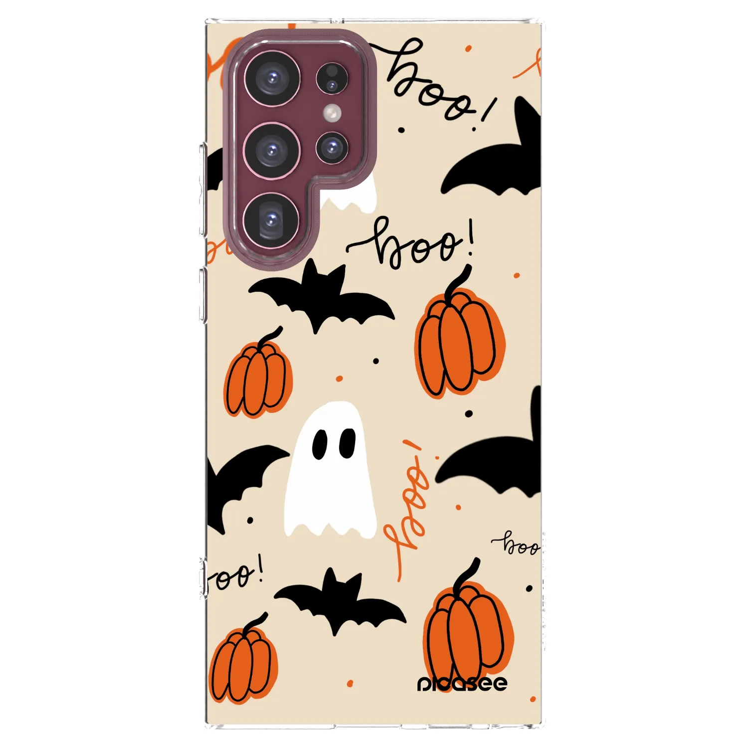 Picasee διαφανής θήκη σιλικόνης Samsung Galaxy S22 Ultra 5G - Halloween 26