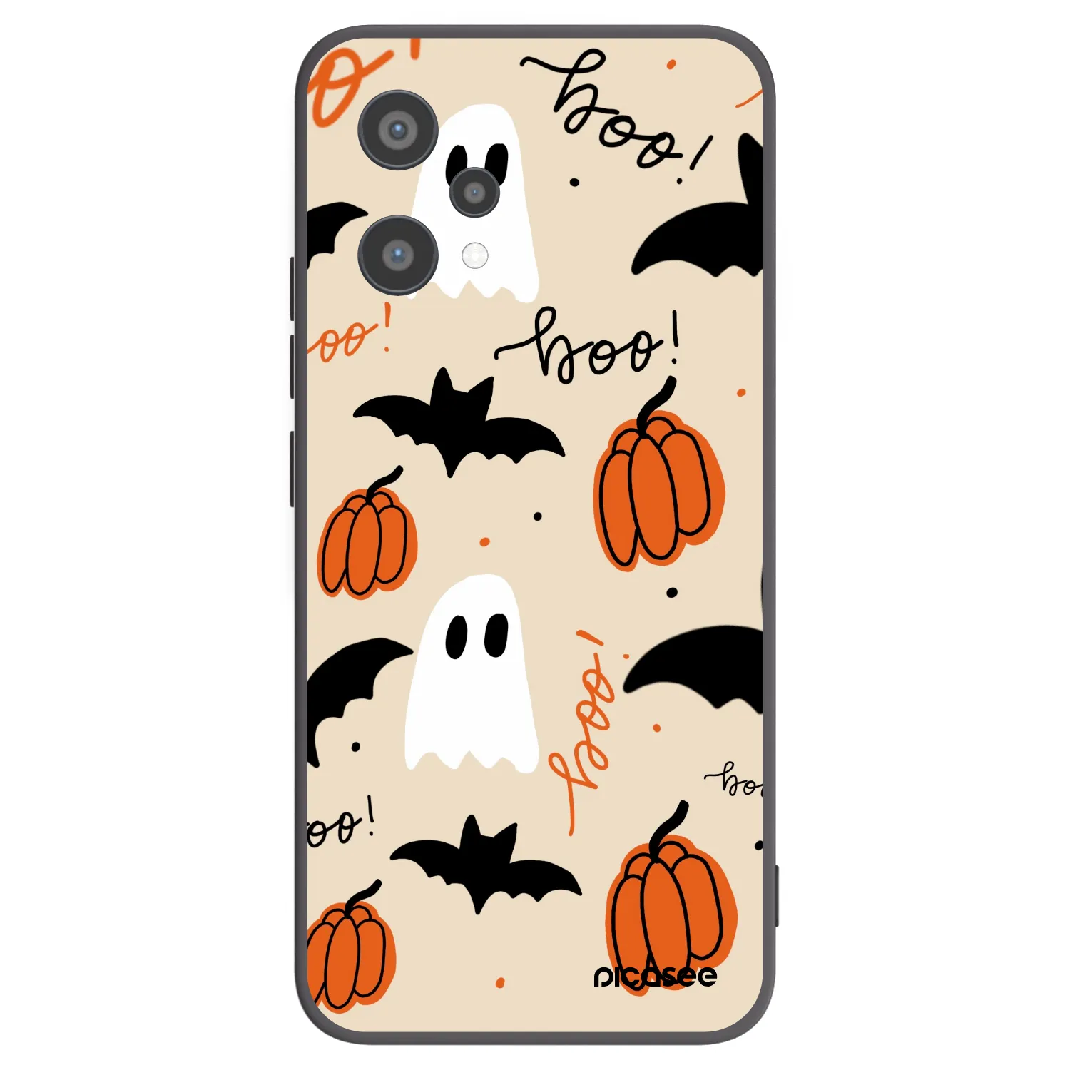Picasee Μαύρη θήκη σιλικόνης για Realme 9 Pro 5G - Halloween 26