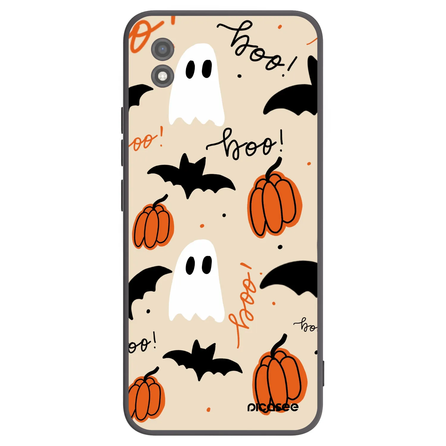 Picasee Μαύρη θήκη σιλικόνης για Realme C11 (2021) - Halloween 26