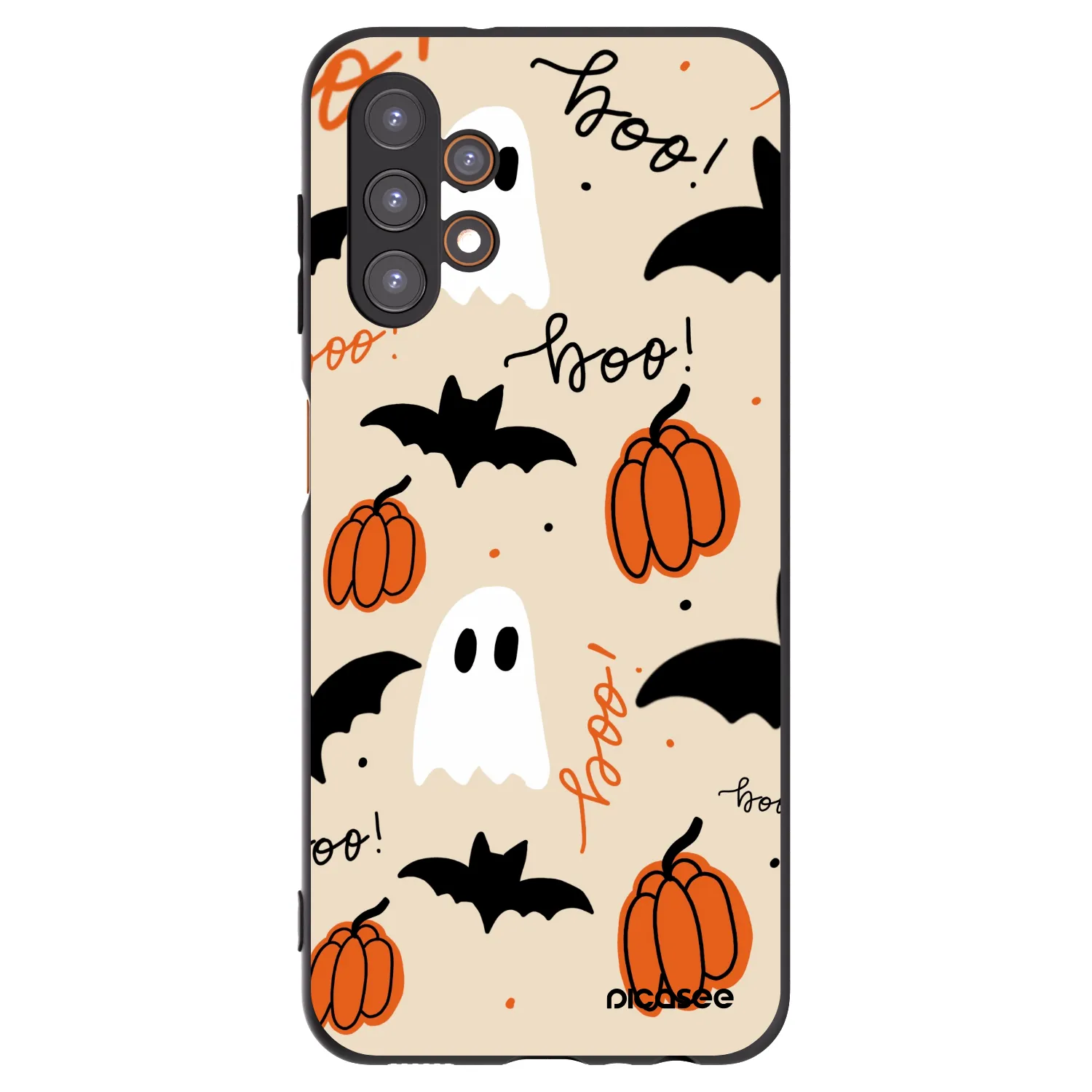 Picasee Μαύρη θήκη σιλικόνης για Samsung Galaxy A13 4G A135 - Halloween 26