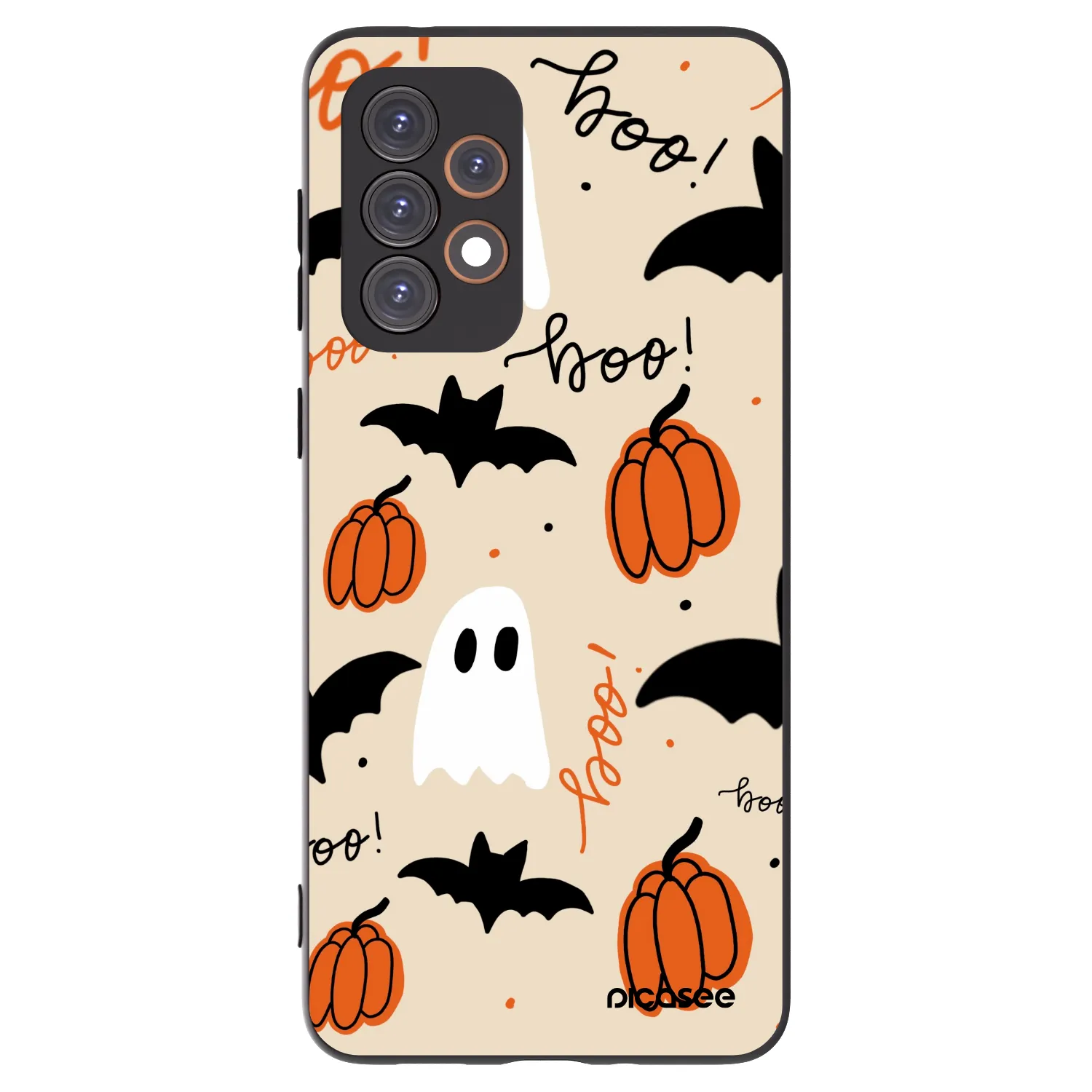 Picasee Μαύρη θήκη σιλικόνης για Samsung Galaxy A33 5G A336 - Halloween 26