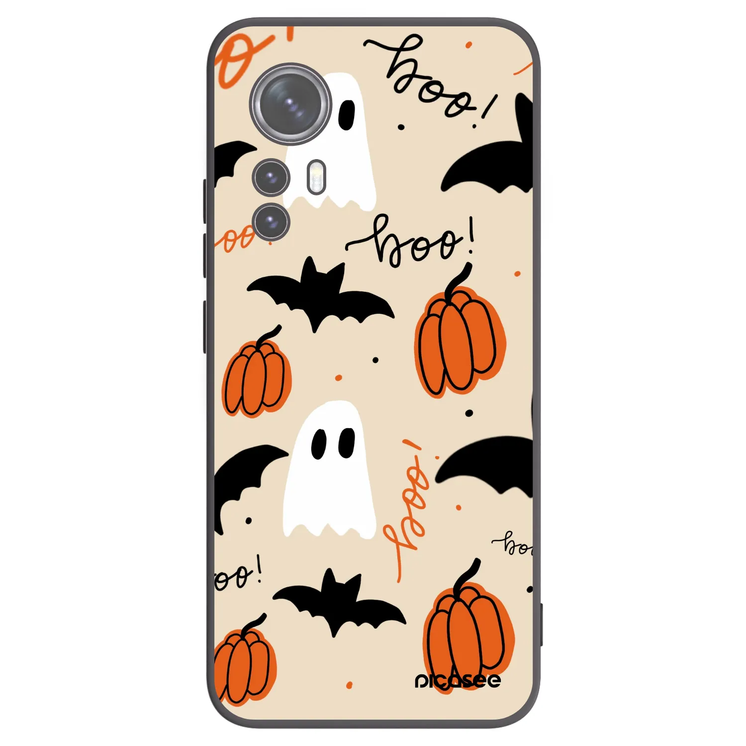 Picasee Μαύρη θήκη σιλικόνης για Xiaomi 12X - Halloween 26