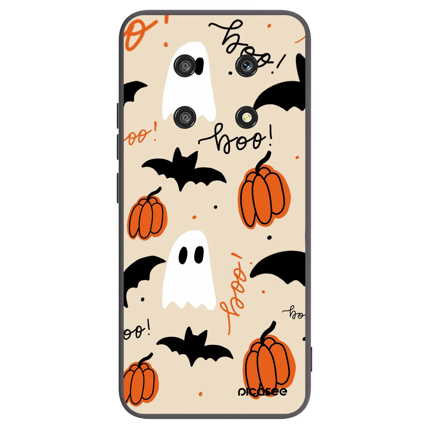 Picasee Μαύρη θήκη σιλικόνης για Honor Magic4 Lite 5G - Halloween 26