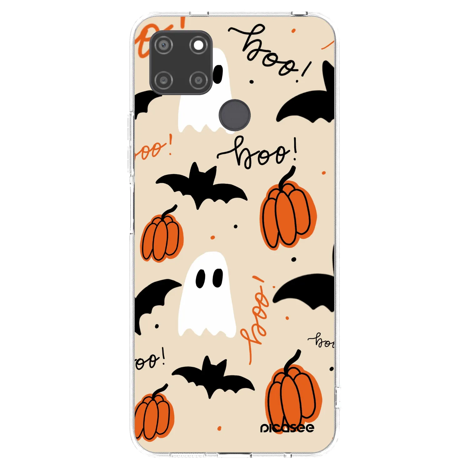Picasee διαφανής θήκη σιλικόνης Realme C21Y - Halloween 26