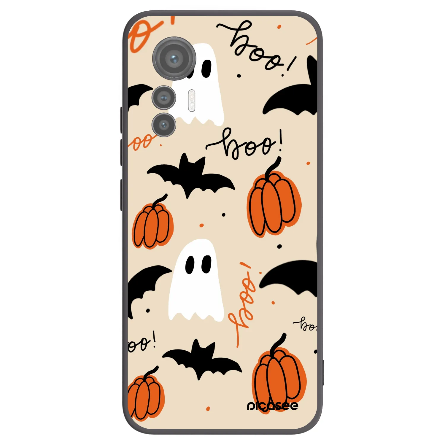 Picasee Μαύρη θήκη σιλικόνης για Xiaomi 12 Lite - Halloween 26